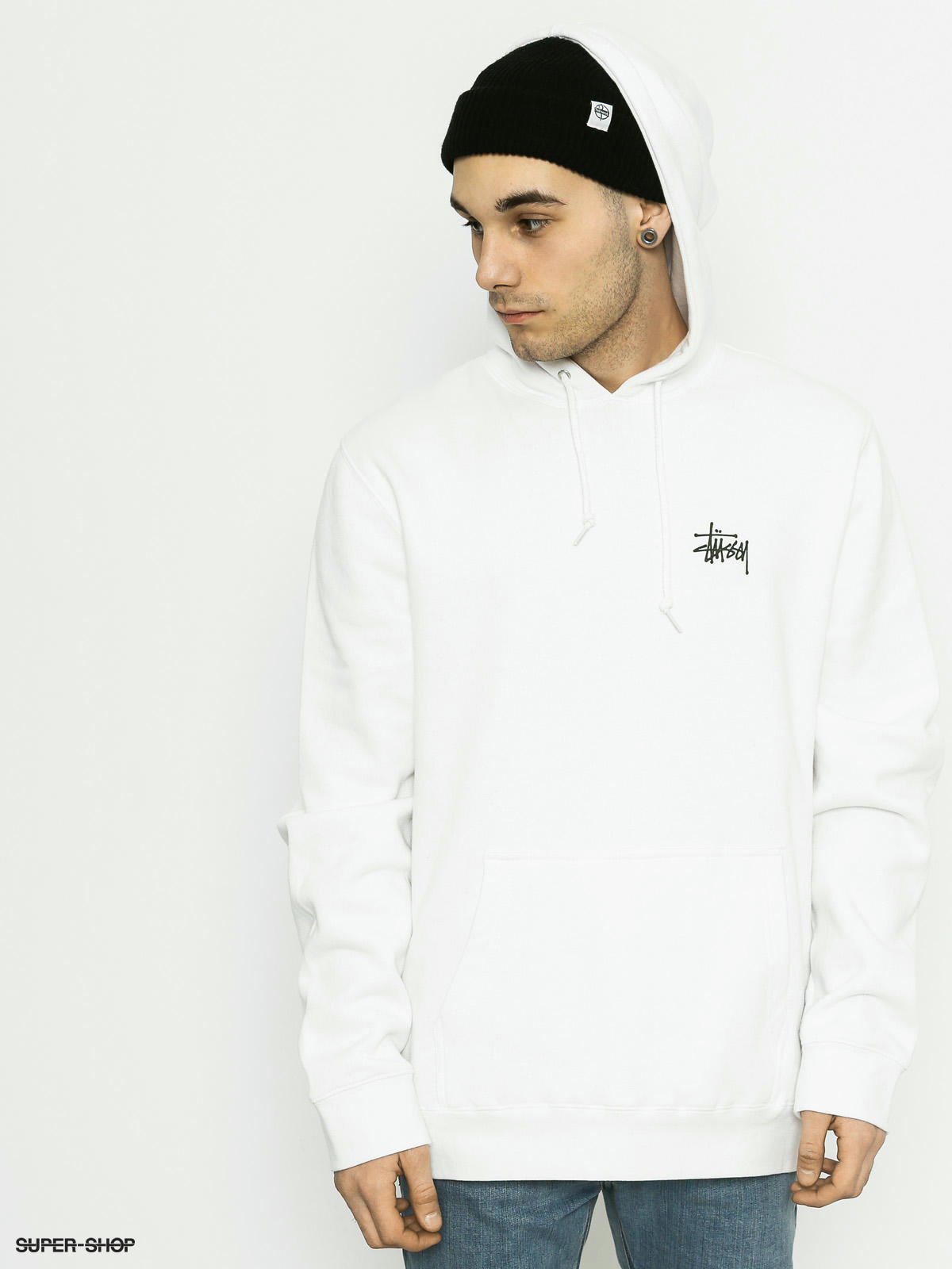 Hoodie 2025 stussy white