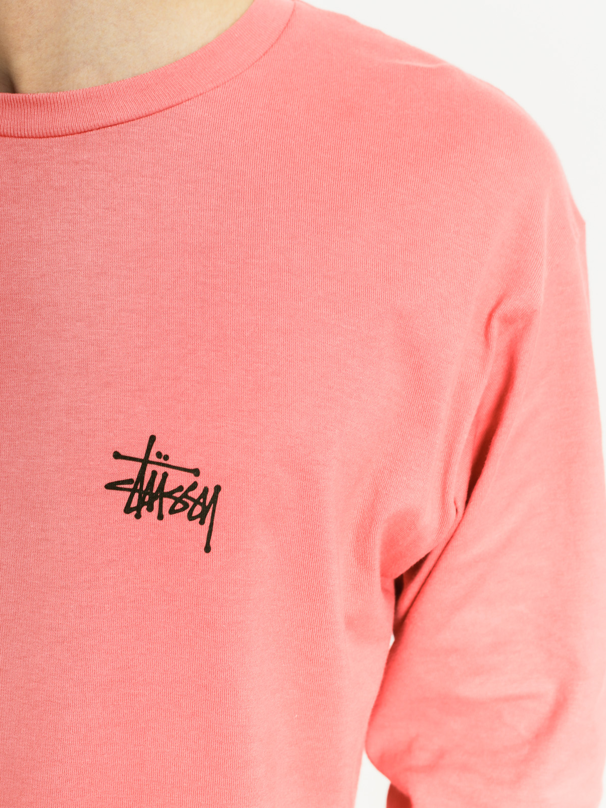 stussy pink long sleeve