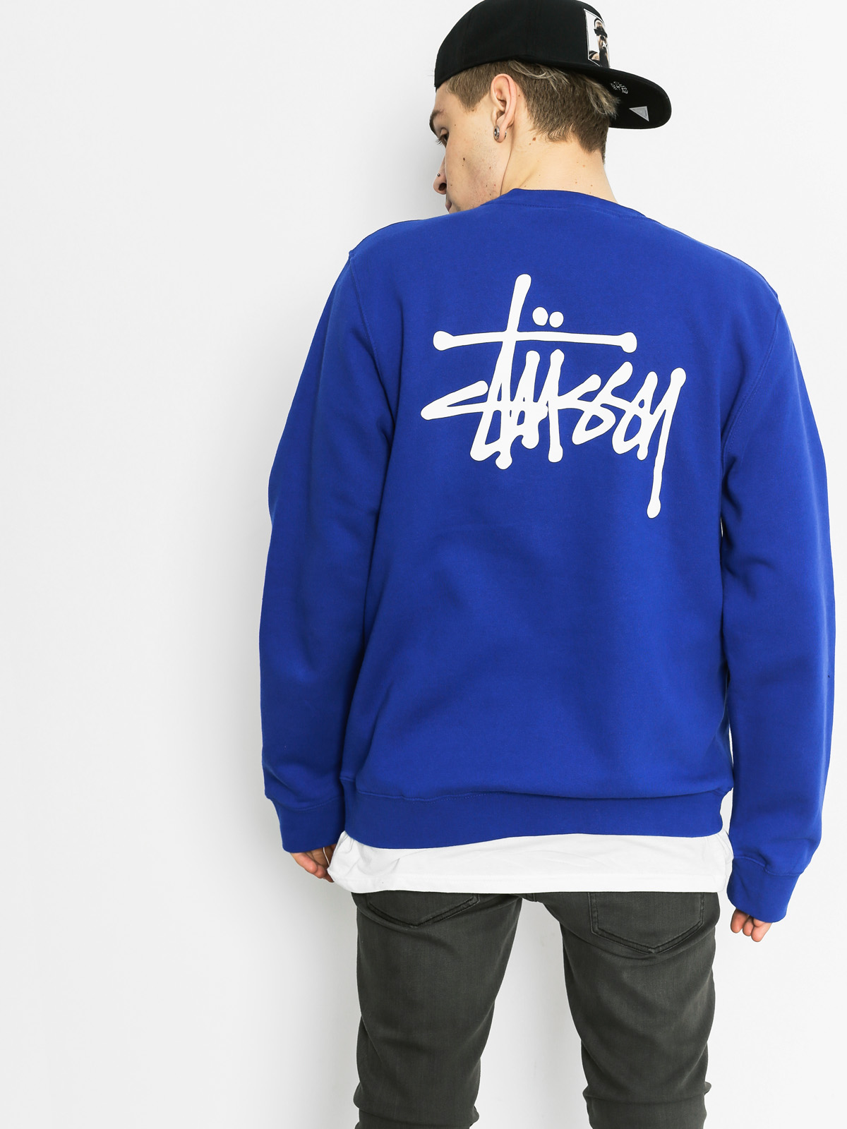 Stussy Sweatshirt Basic (dark blue)