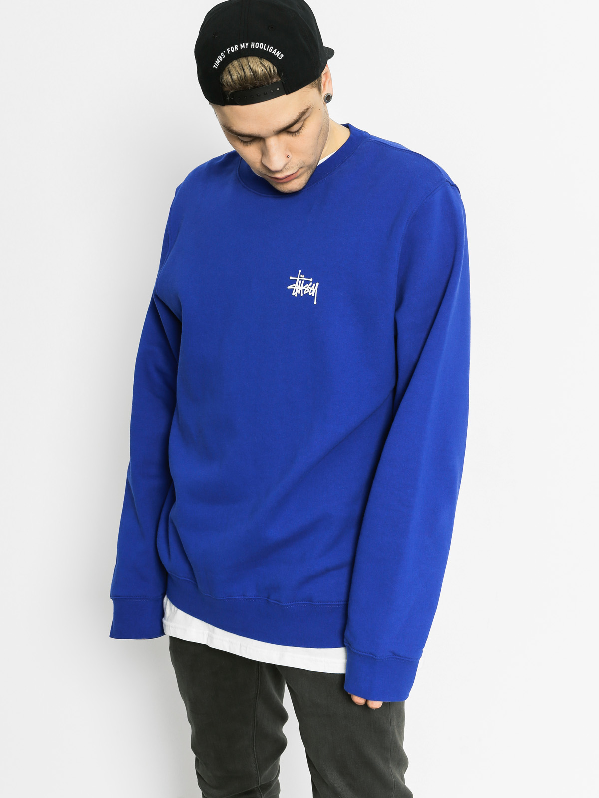 Stussy Sweatshirt Basic (dark blue)
