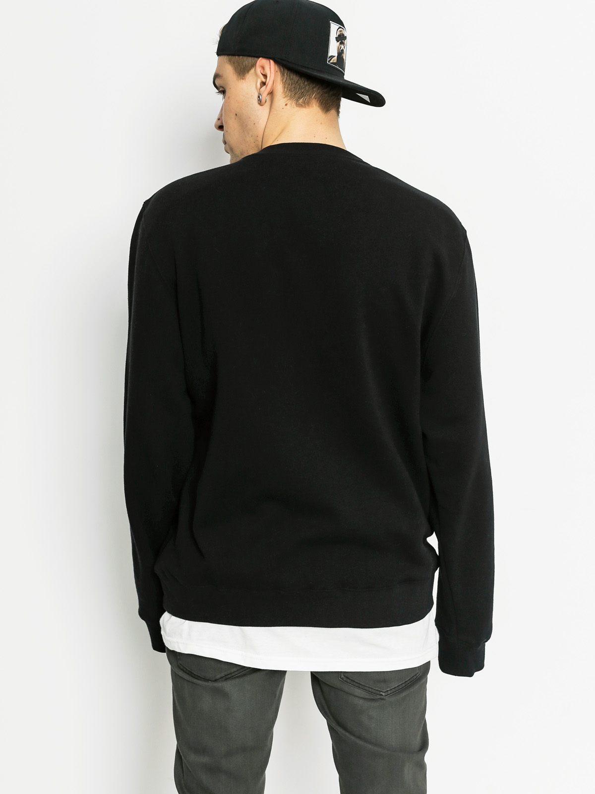 Stussy Sweatshirt Felt App (black)