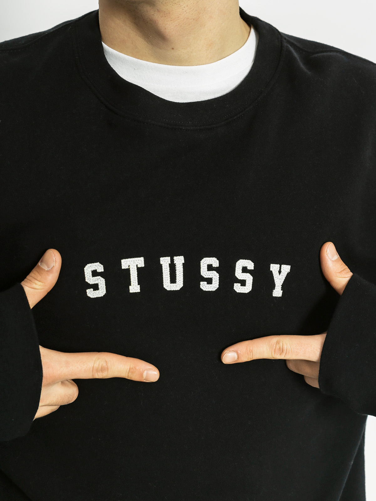 Stussy Sweatshirt Felt App (black)