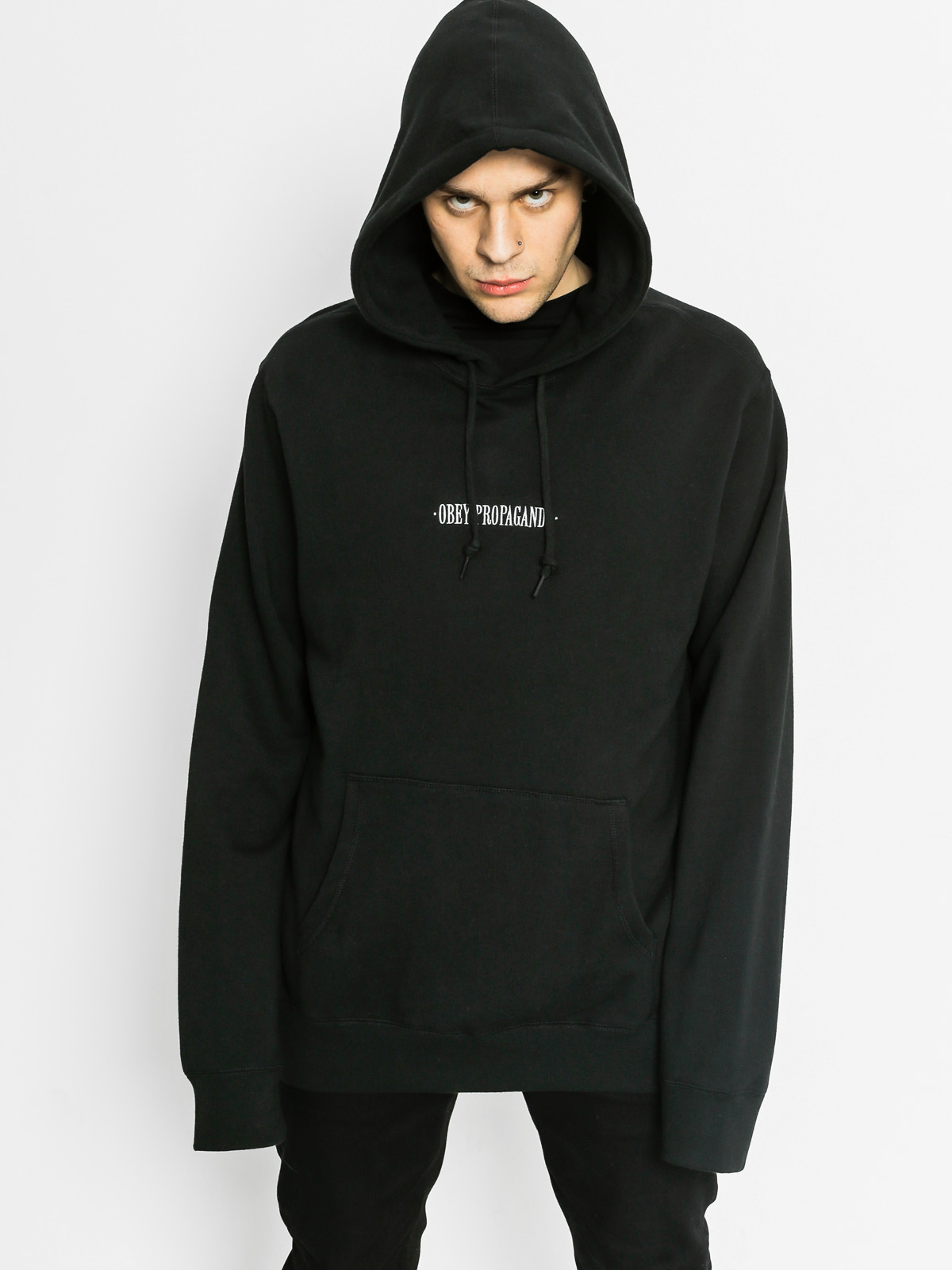 OBEY Hoodie New New Times HD (black)