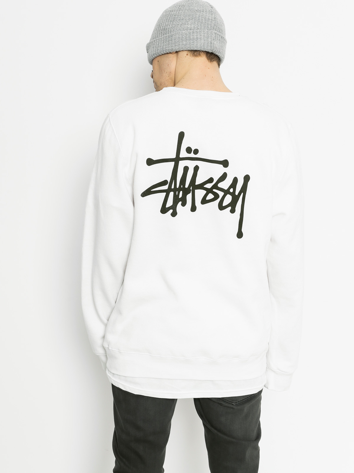 Stussy Sweatshirt Basic (white)