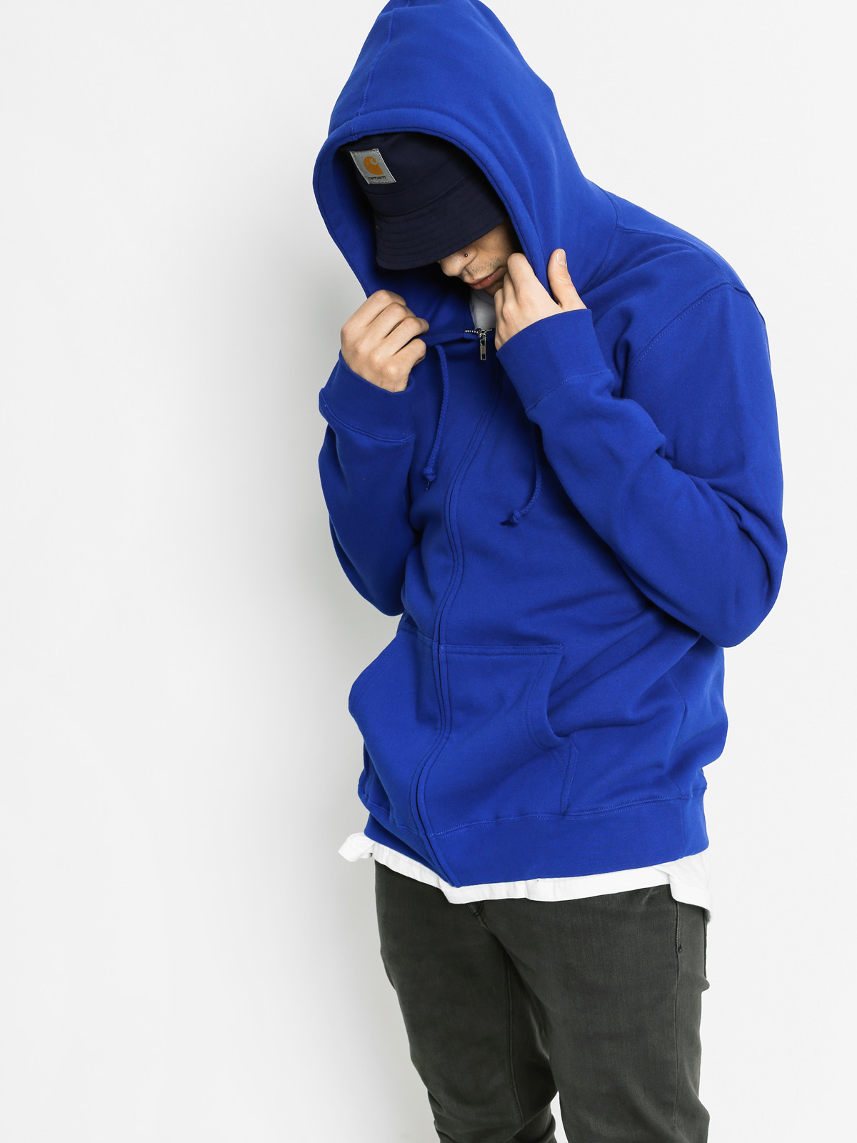 Stussy Hoodie Basic ZHD (dark blue)
