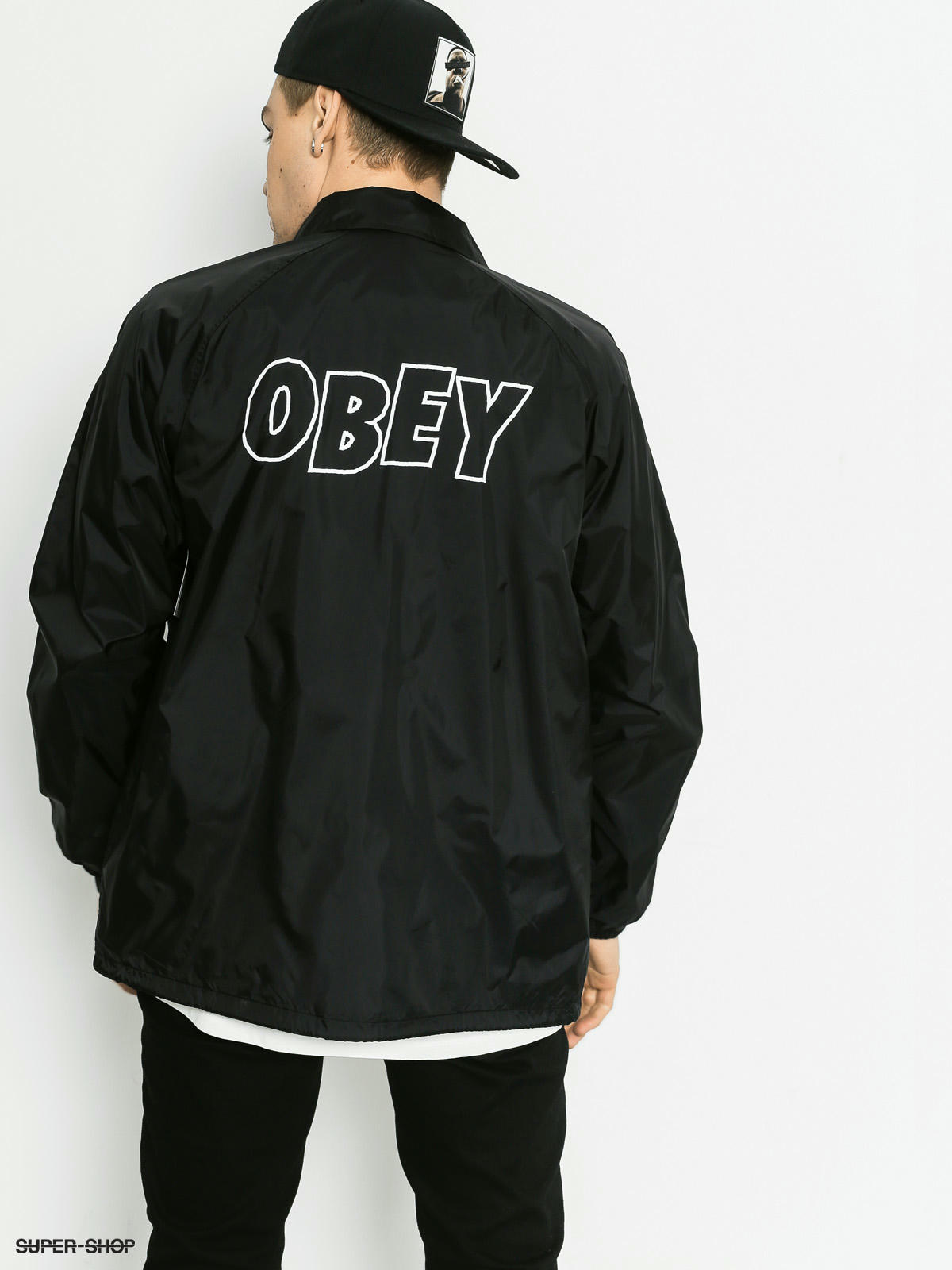 Obey black clearance jacket