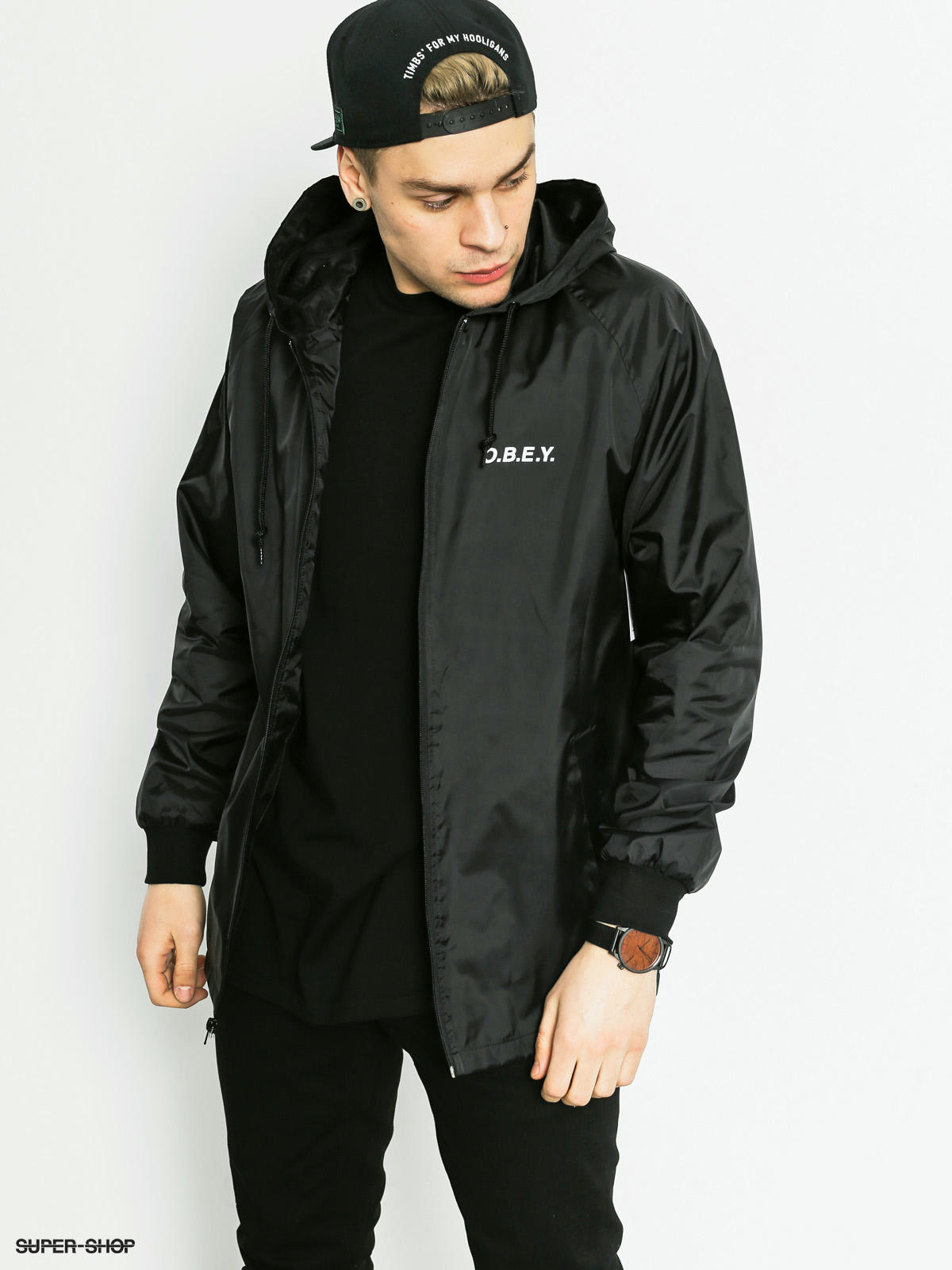 OBEY Jacket O B E Y black black