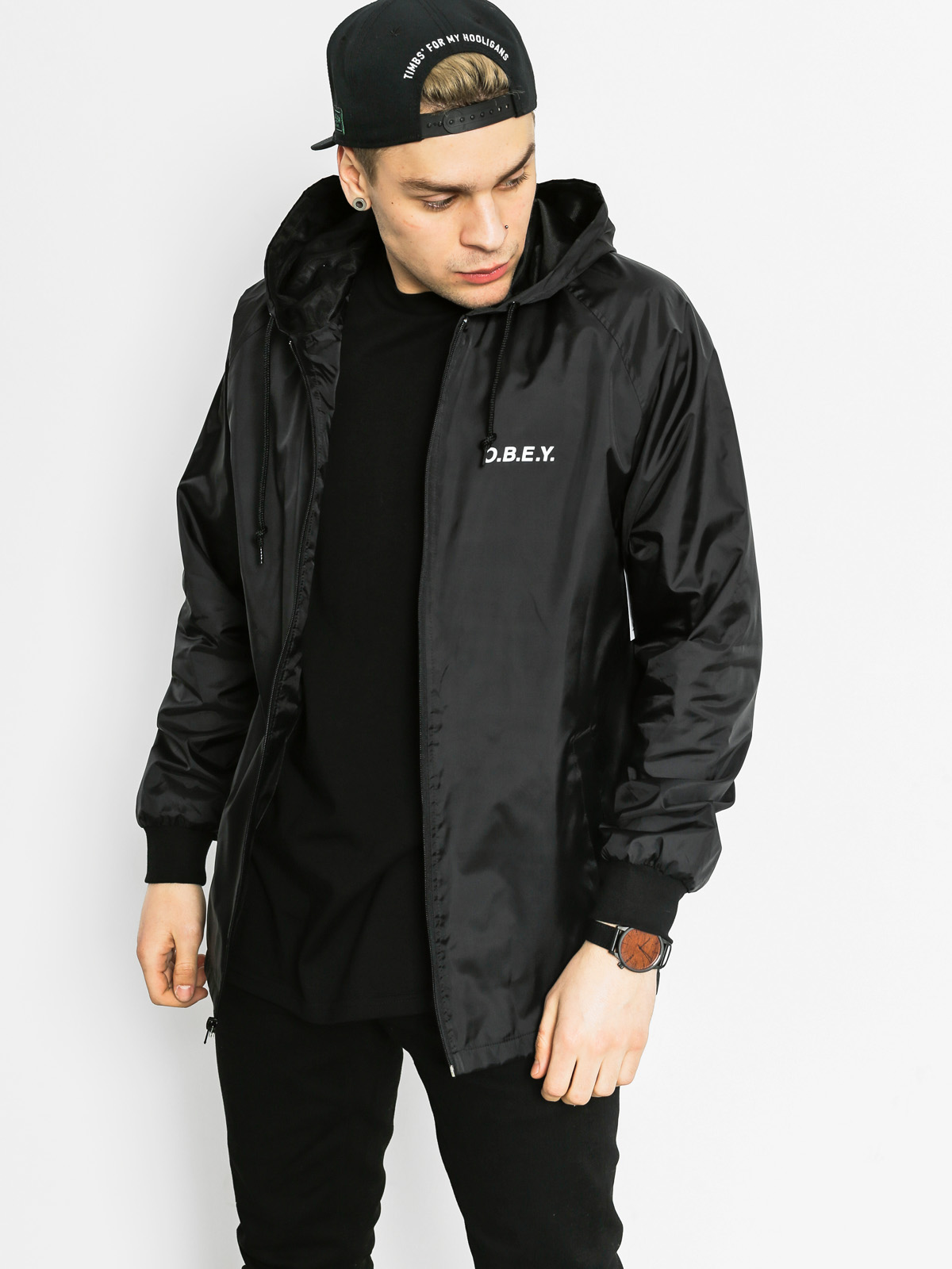 OBEY Jacket O B E Y (black)
