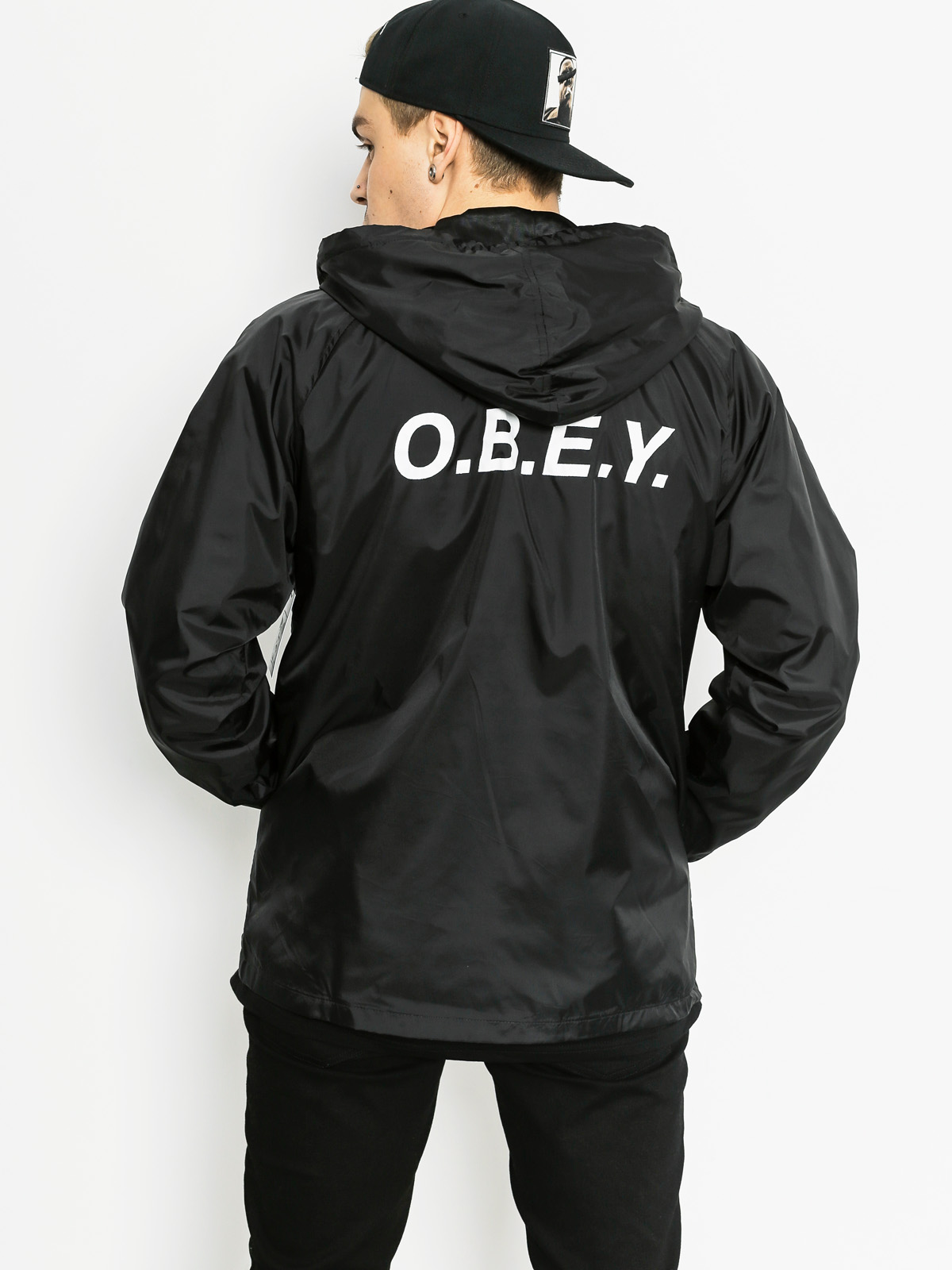OBEY Jacket O B E Y (black)