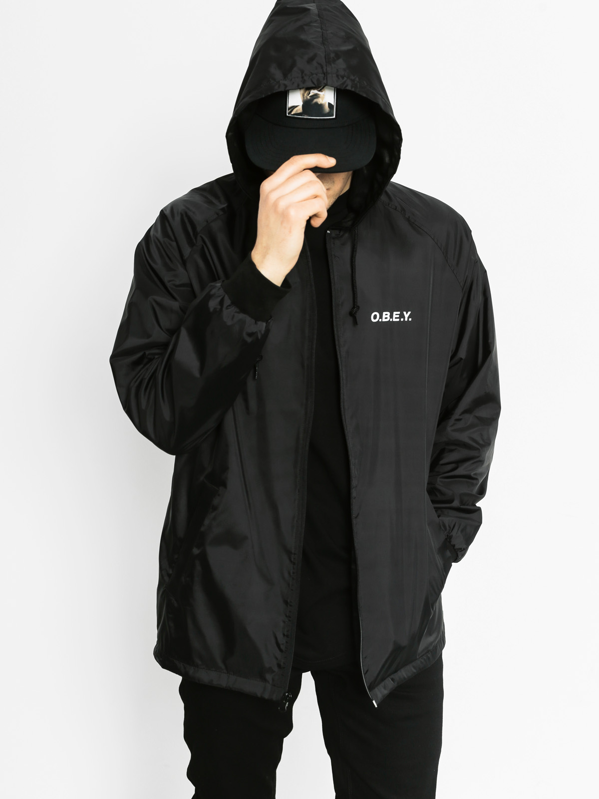 OBEY Jacket O B E Y (black)