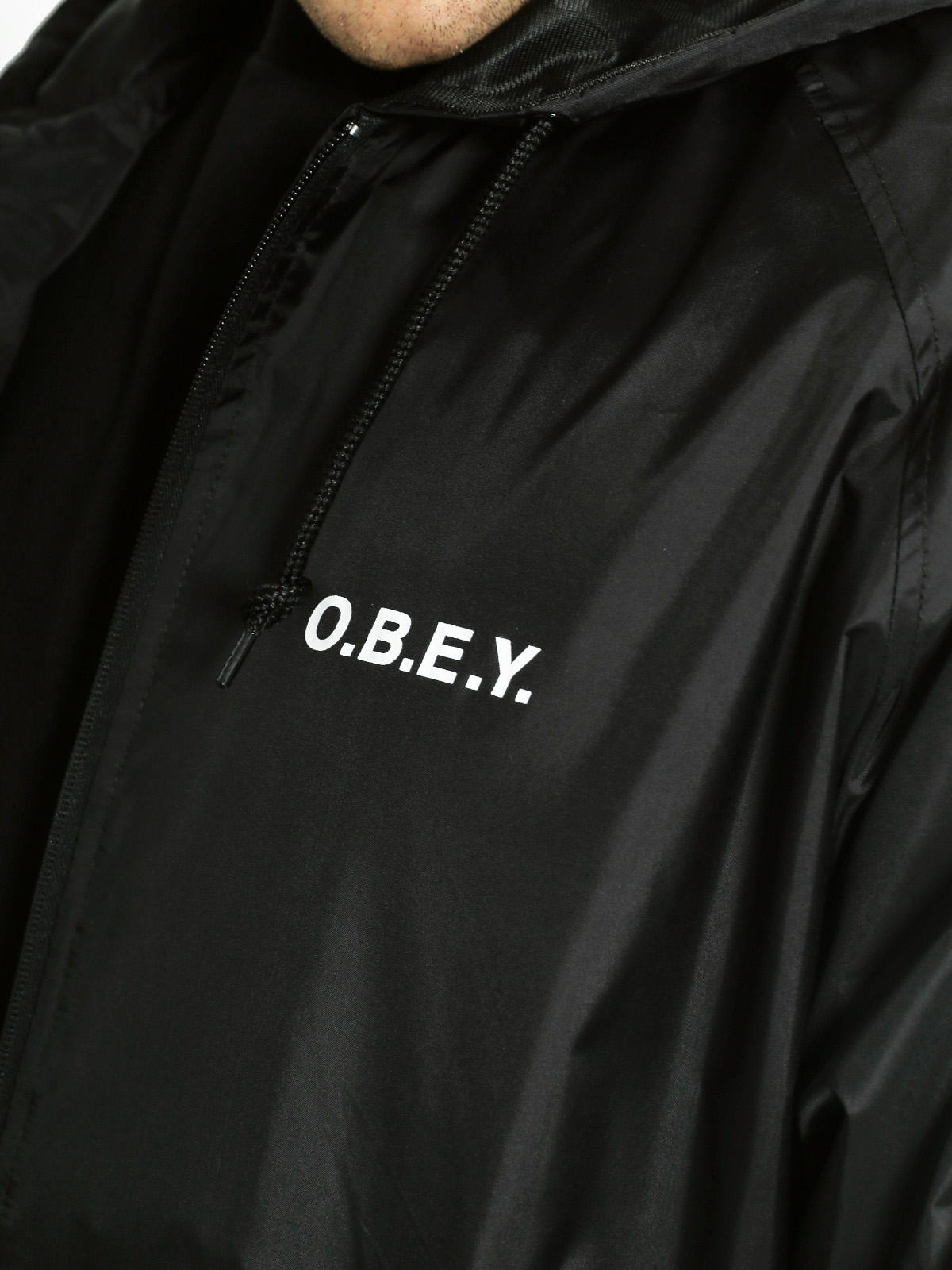 OBEY Jacket O B E Y (black)