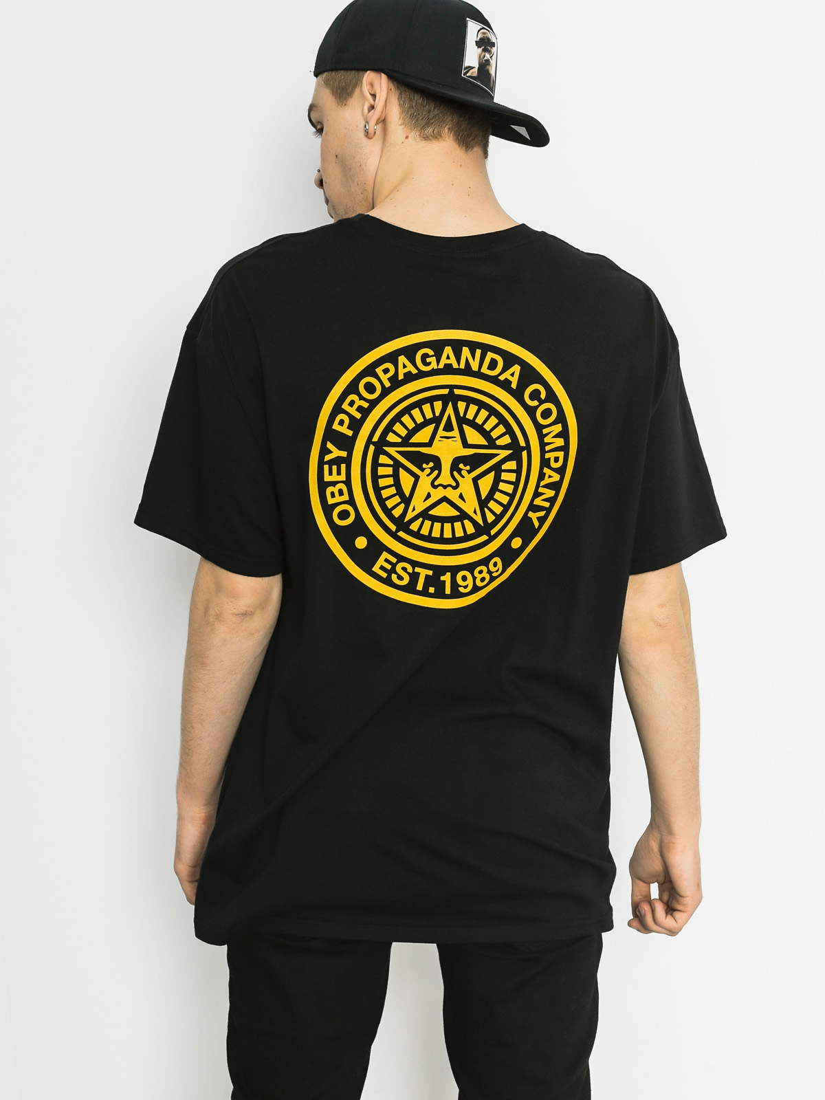 OBEY T-Shirt Obey Propaganda Company (black/gold)