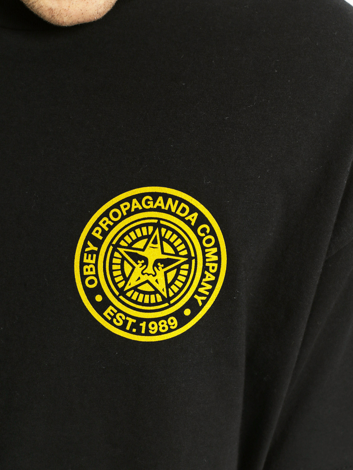 OBEY T-Shirt Obey Propaganda Company (black/gold)