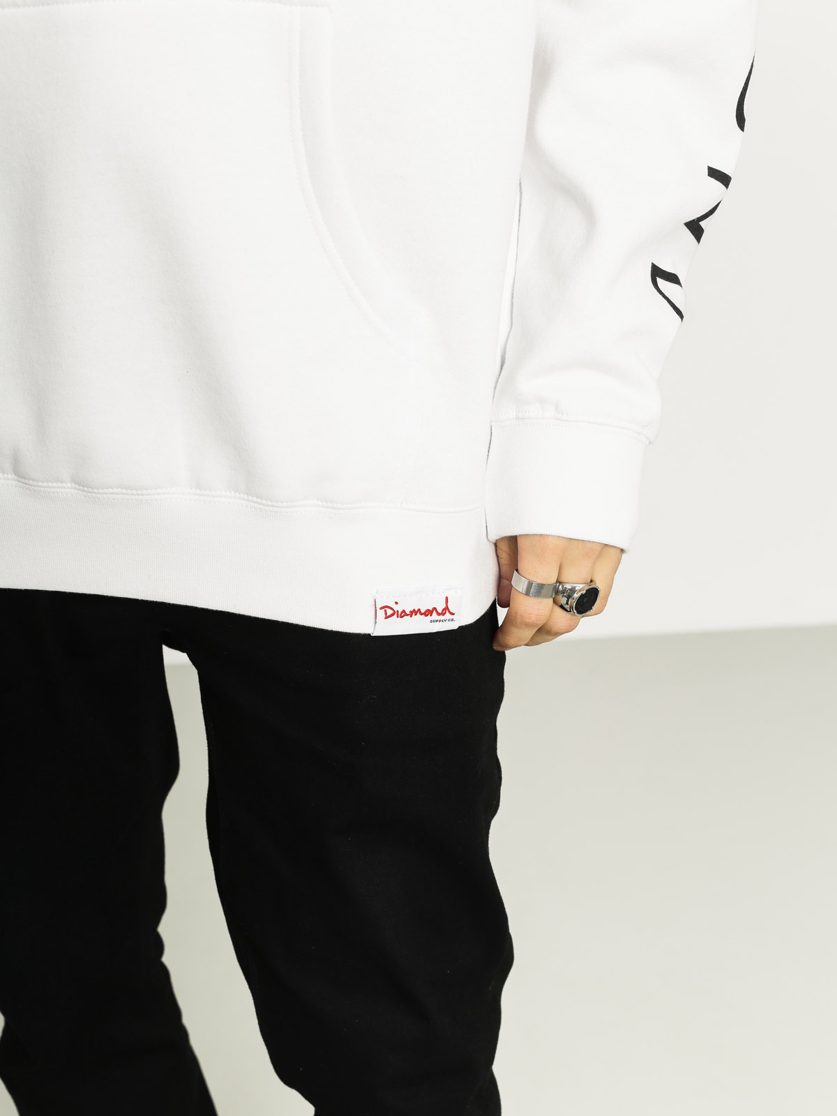 Diamond Supply Co. Hoodie Stone Cut HD (white)