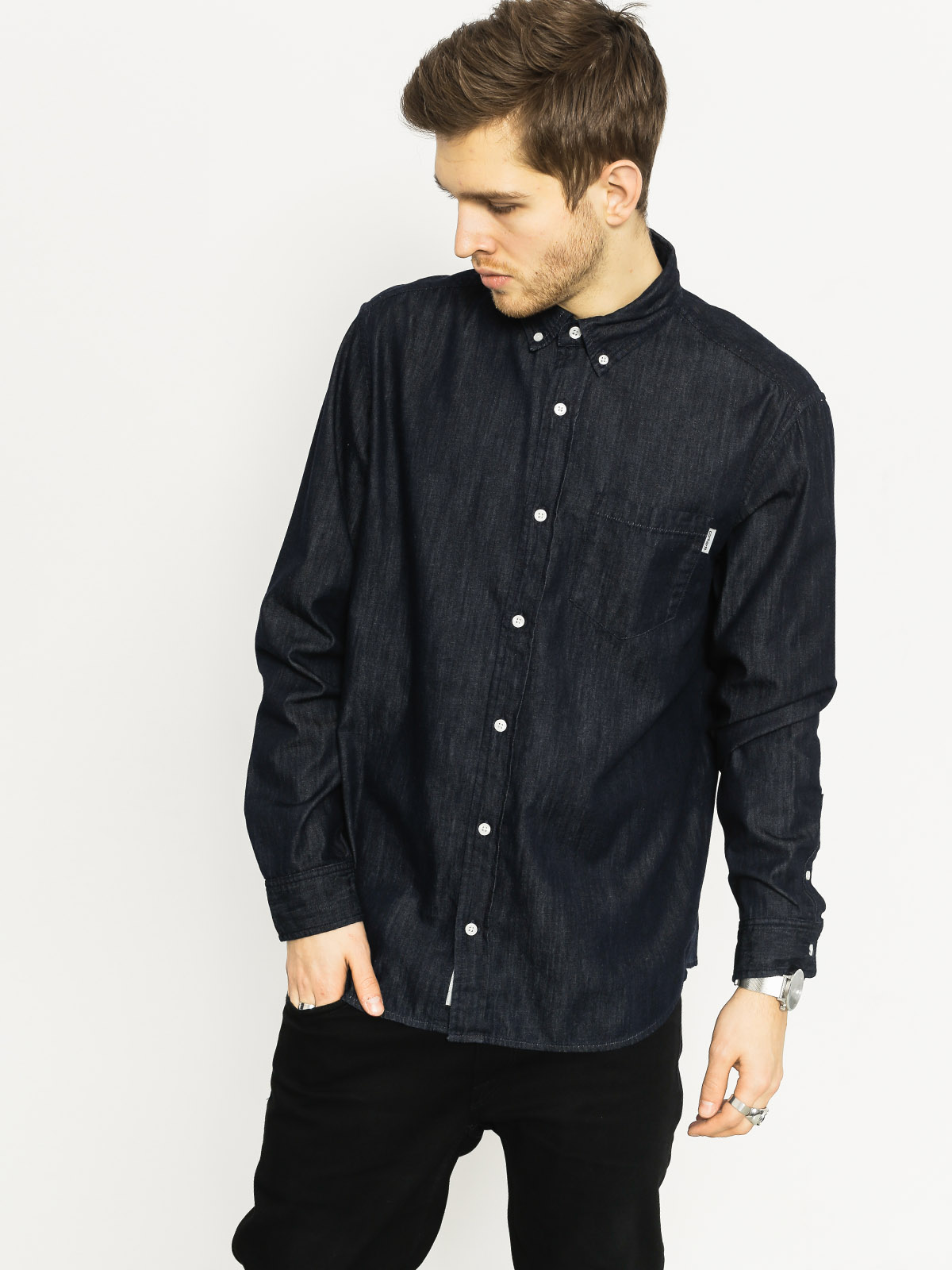 Carhartt Shirt Civil LS (blue rinsed)