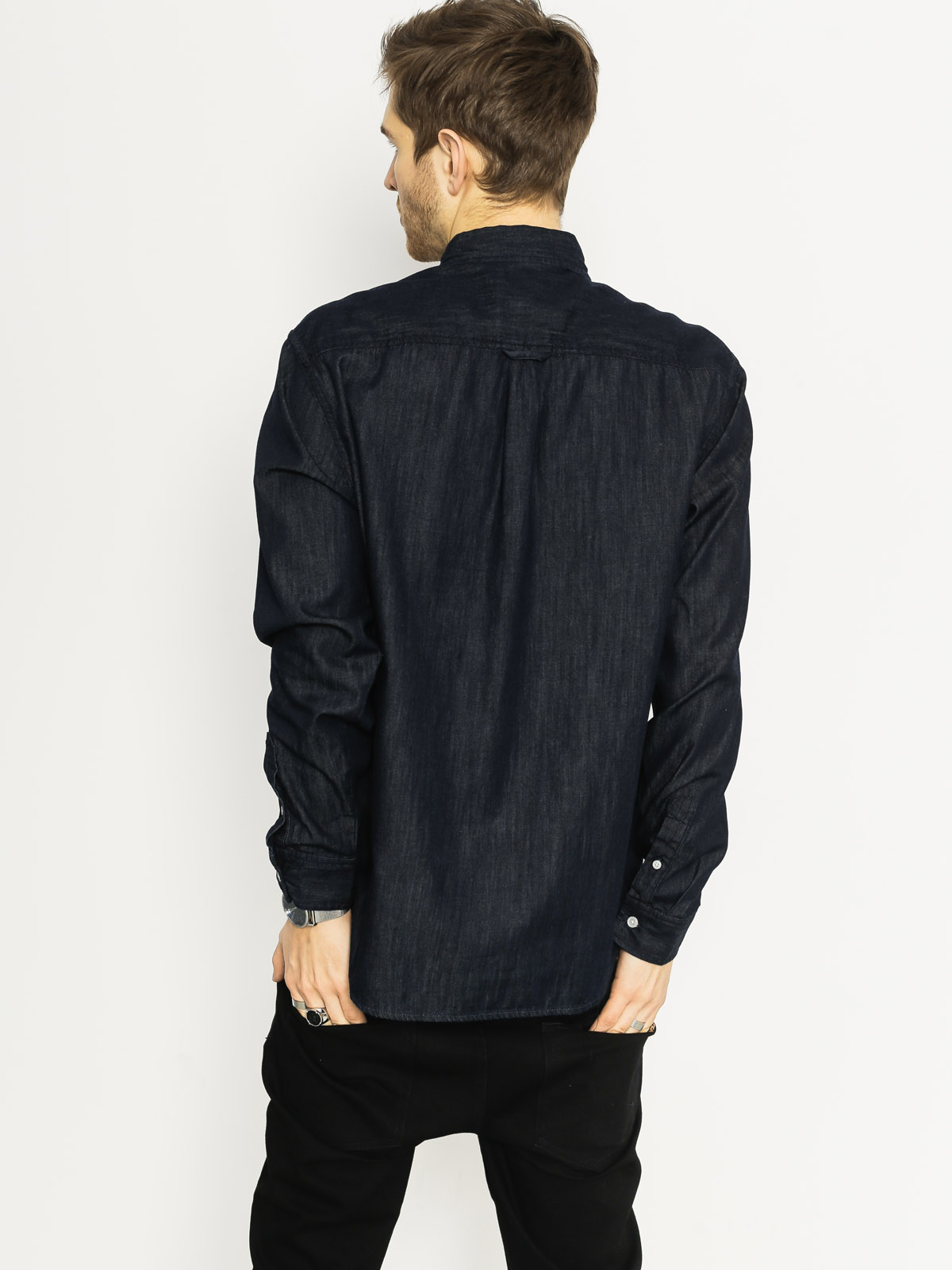 Carhartt Shirt Civil LS (blue rinsed)