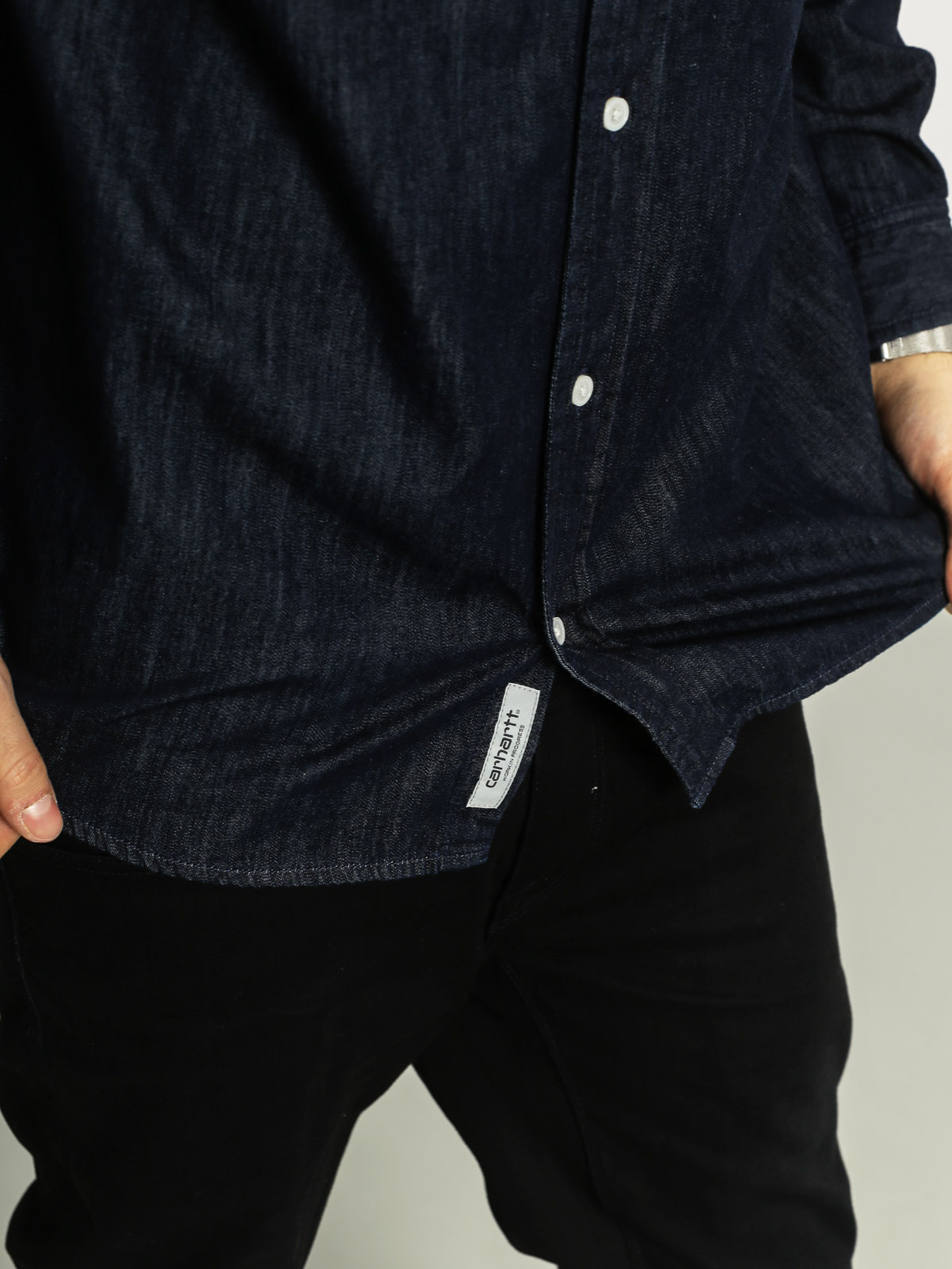 Carhartt Shirt Civil LS (blue rinsed)