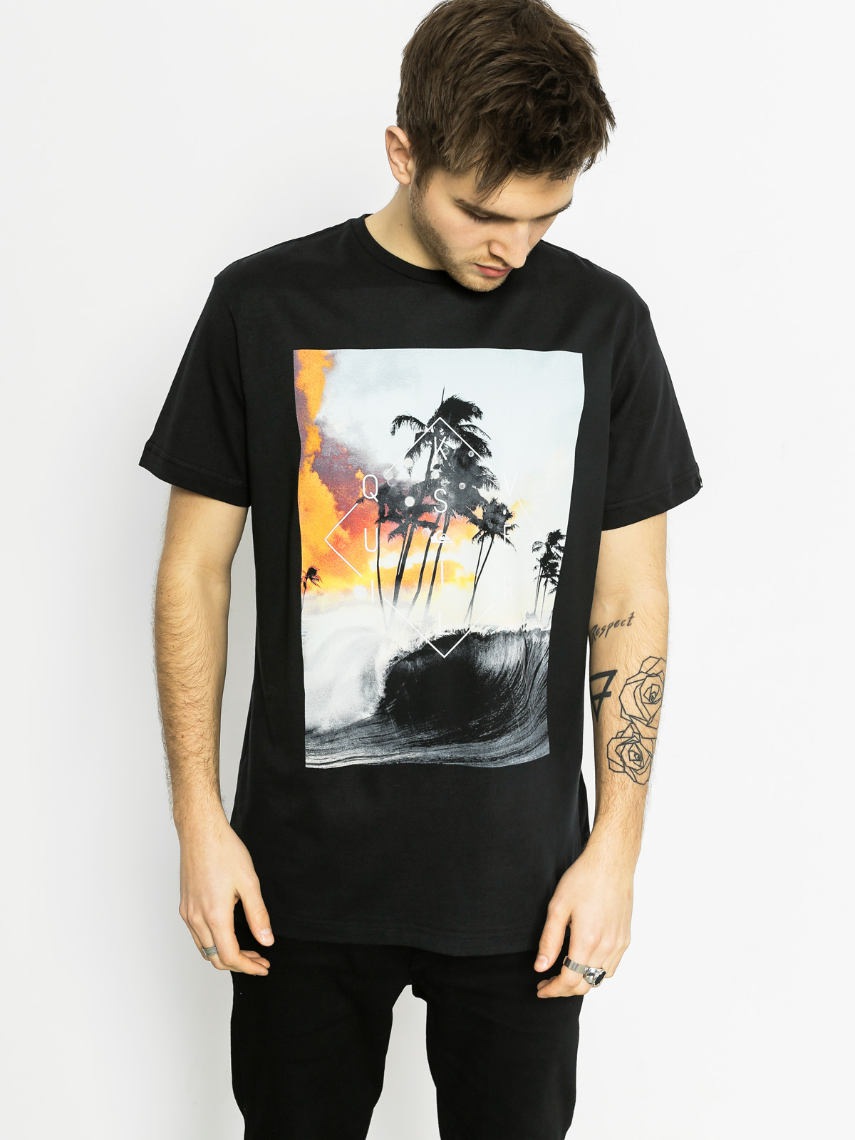 Quiksilver T-shirt Wave Thunder (black)