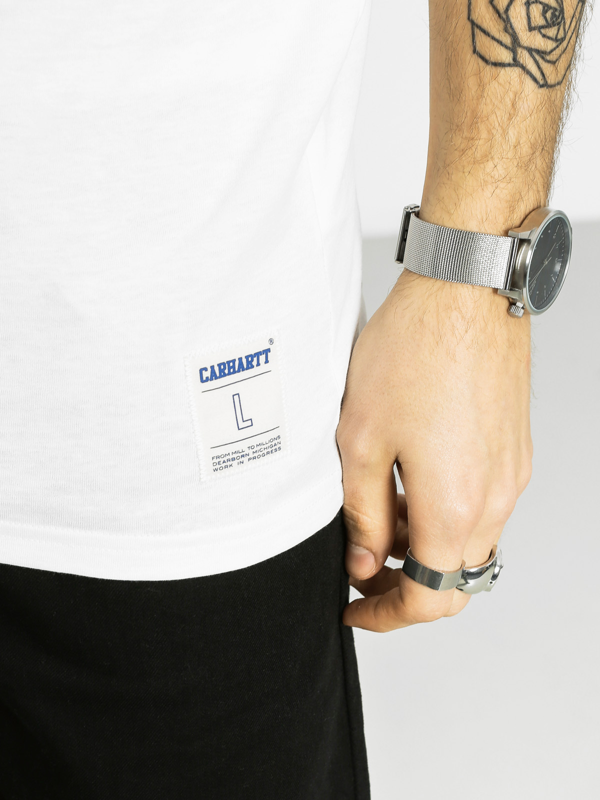 Carhartt T-shirt Strike (white/flr)