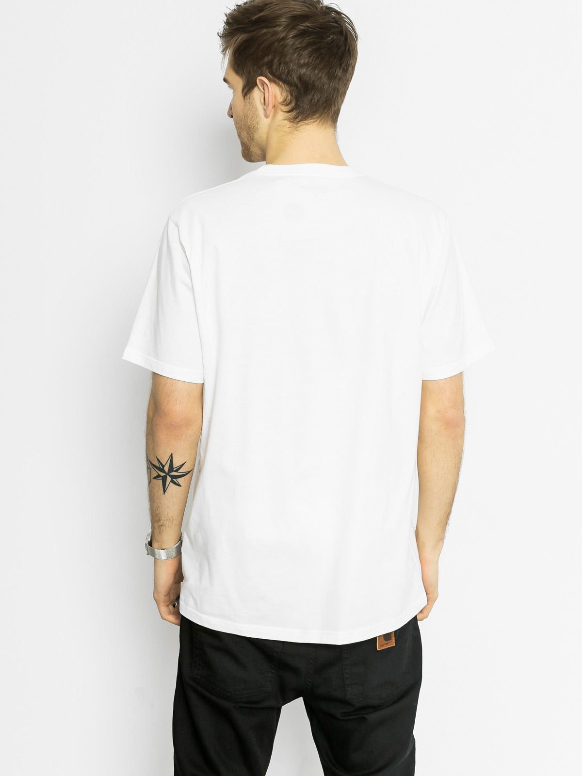 Carhartt T-shirt Yale (white/navy)