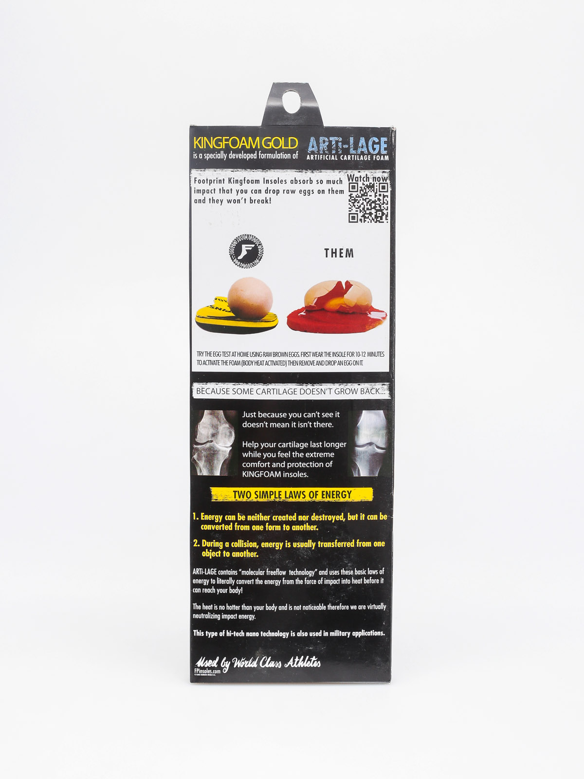 Footprint Insole Flat Skeleton 