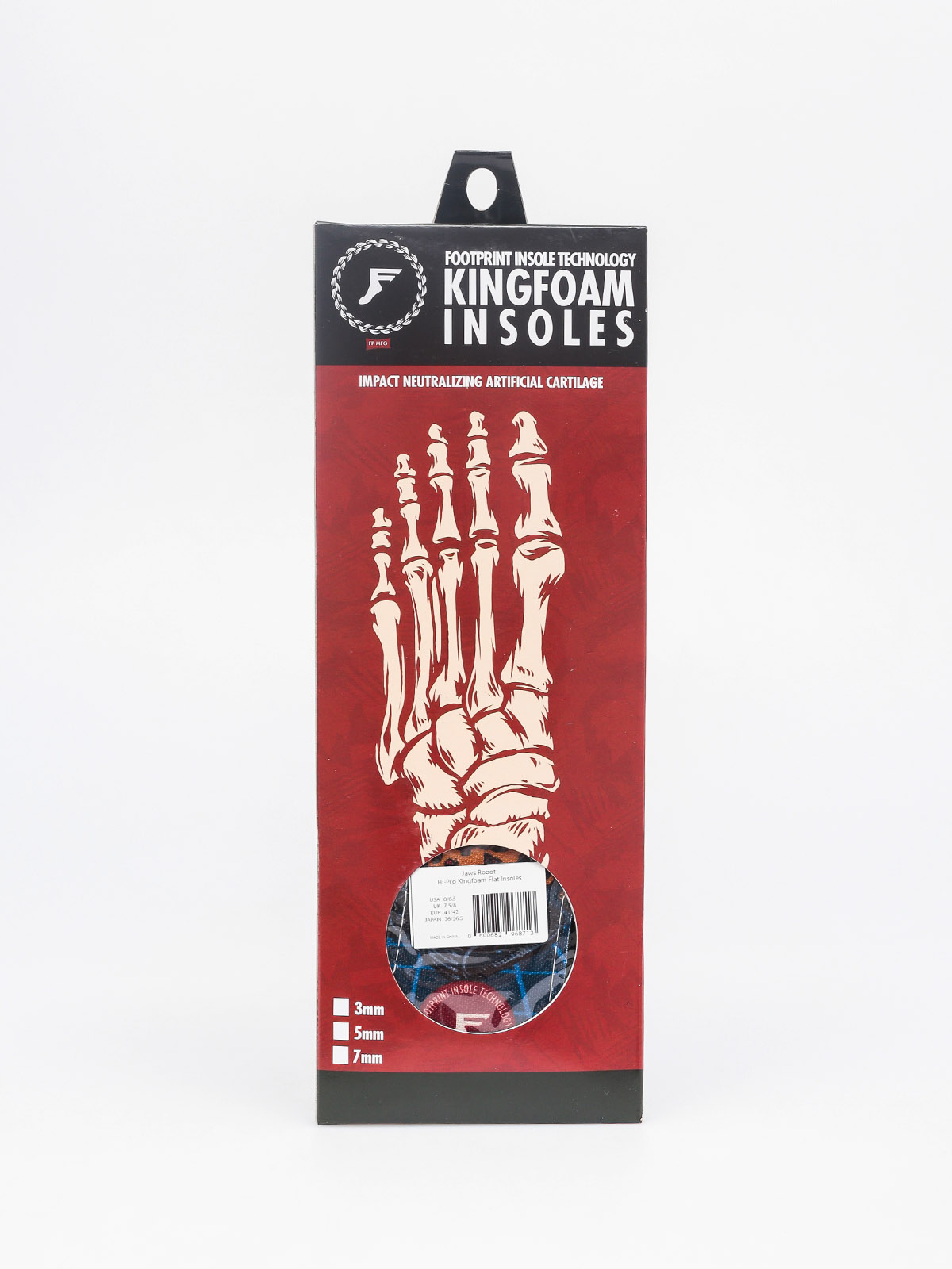 Footprint Insole Jaws Robot Hi Pro 
