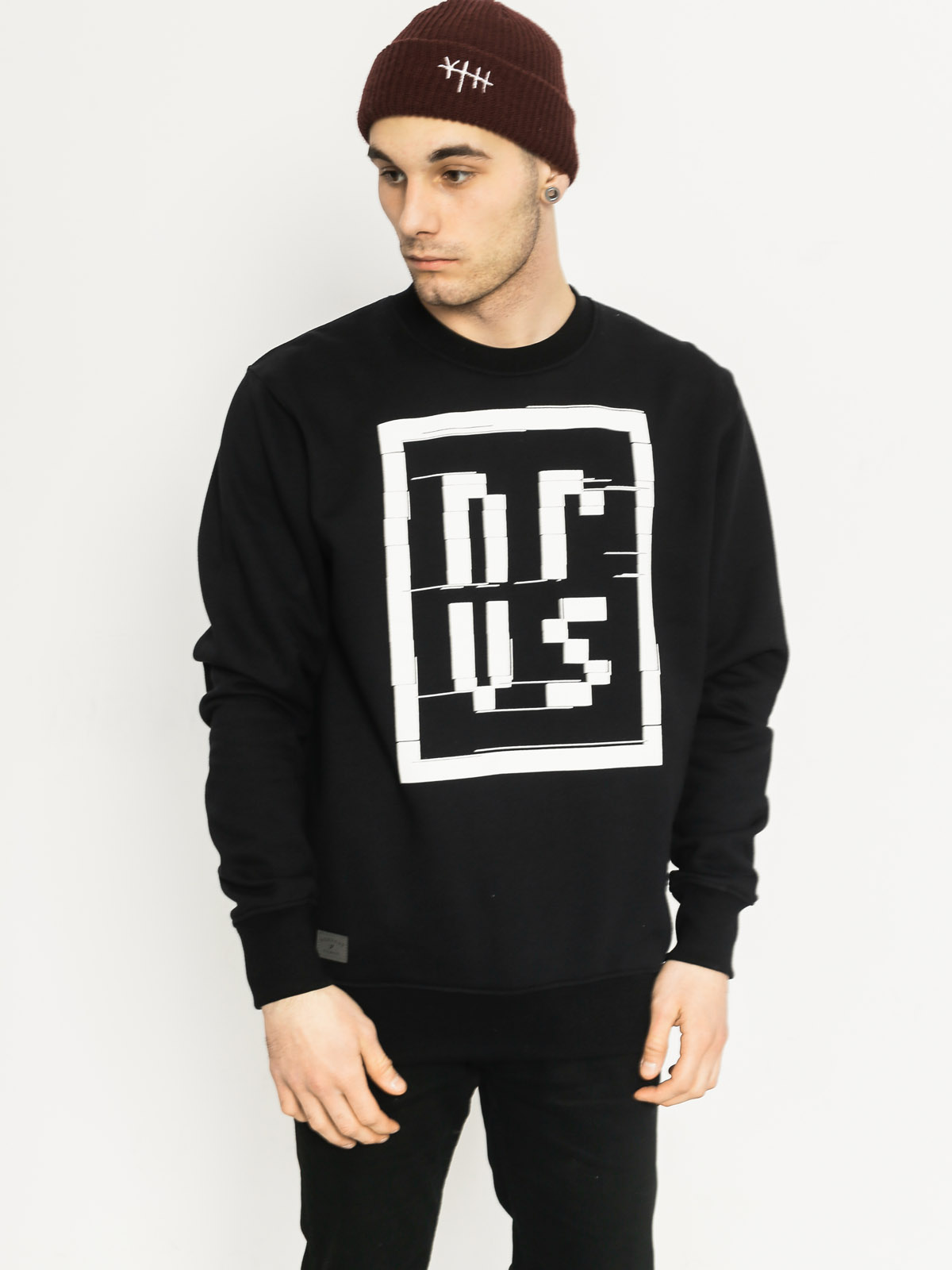 Nervous Sweatshirt TV Noise Crew (black)