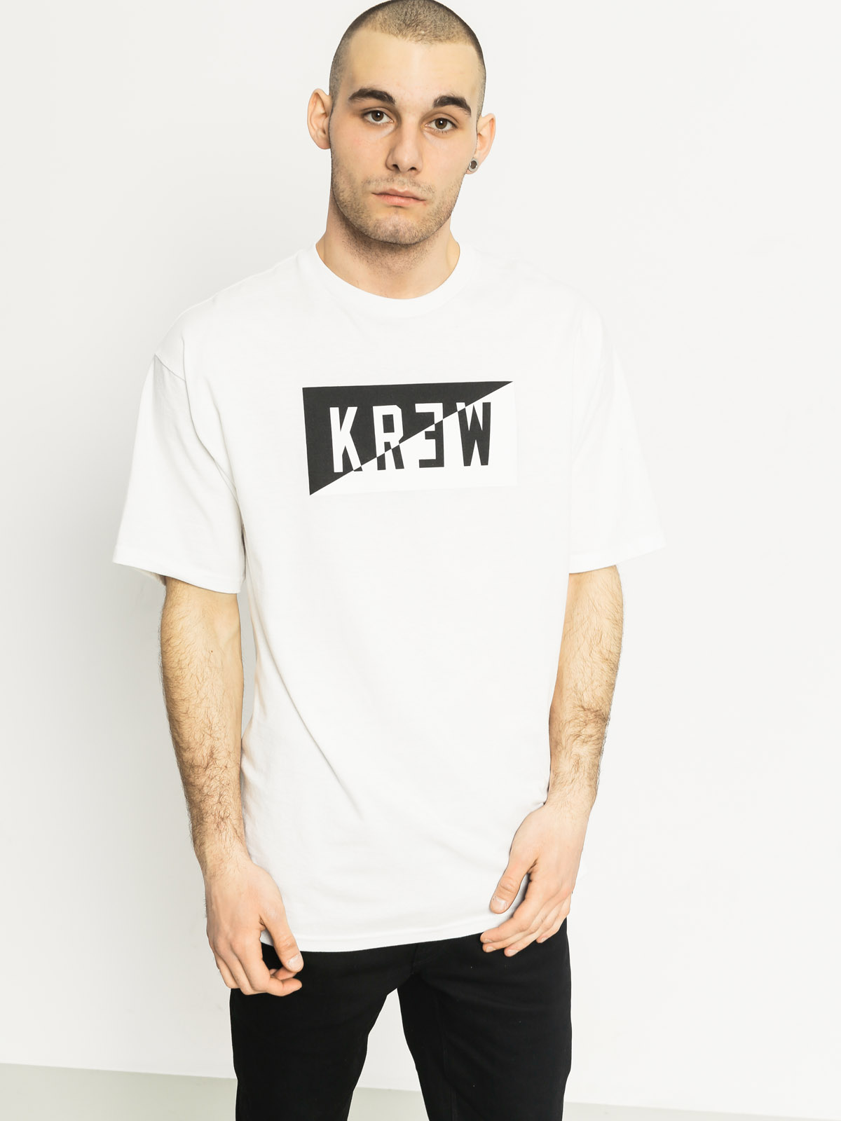 Kr3w T-shirt Slash Locker Reg (white)