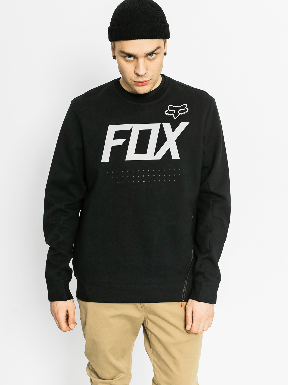 Fox Sweatshirt Krank Tech (black)