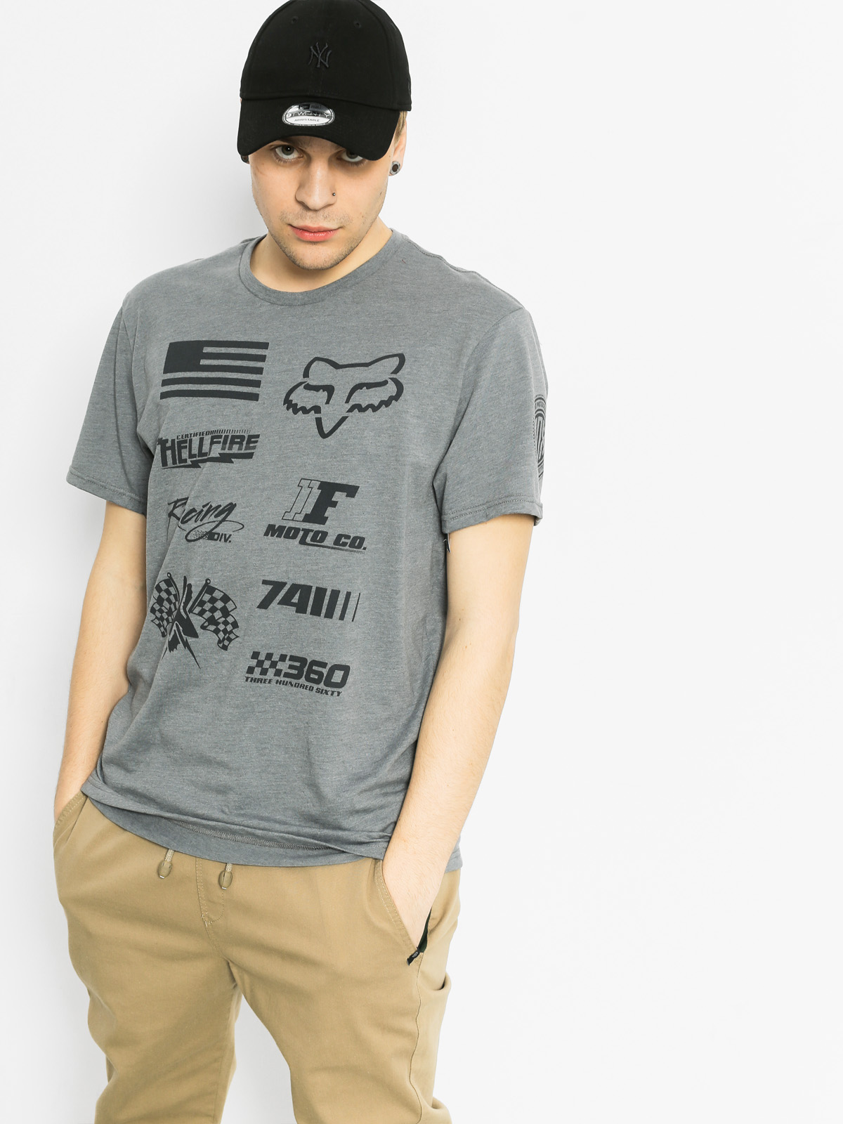 Fox T-Shirt No Loss (heather graphite)