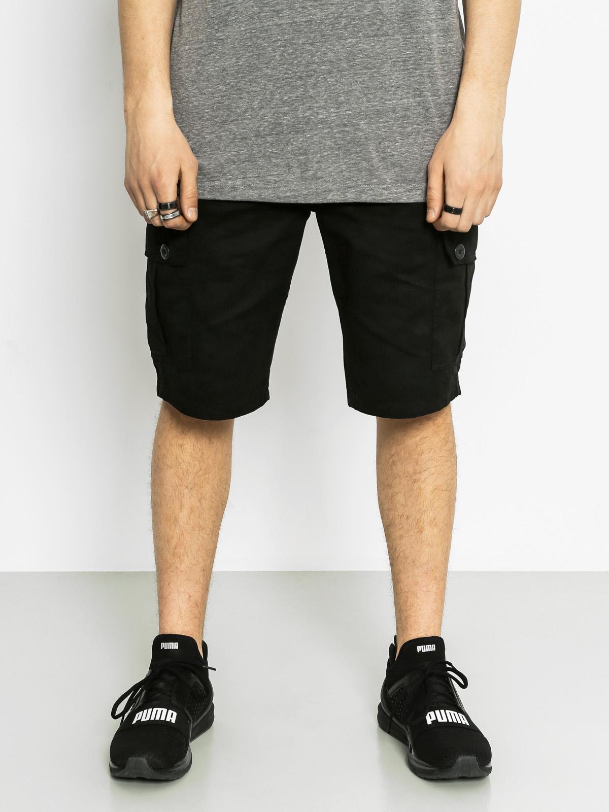Kr3w Shorts Klassic Cargo (black camo)