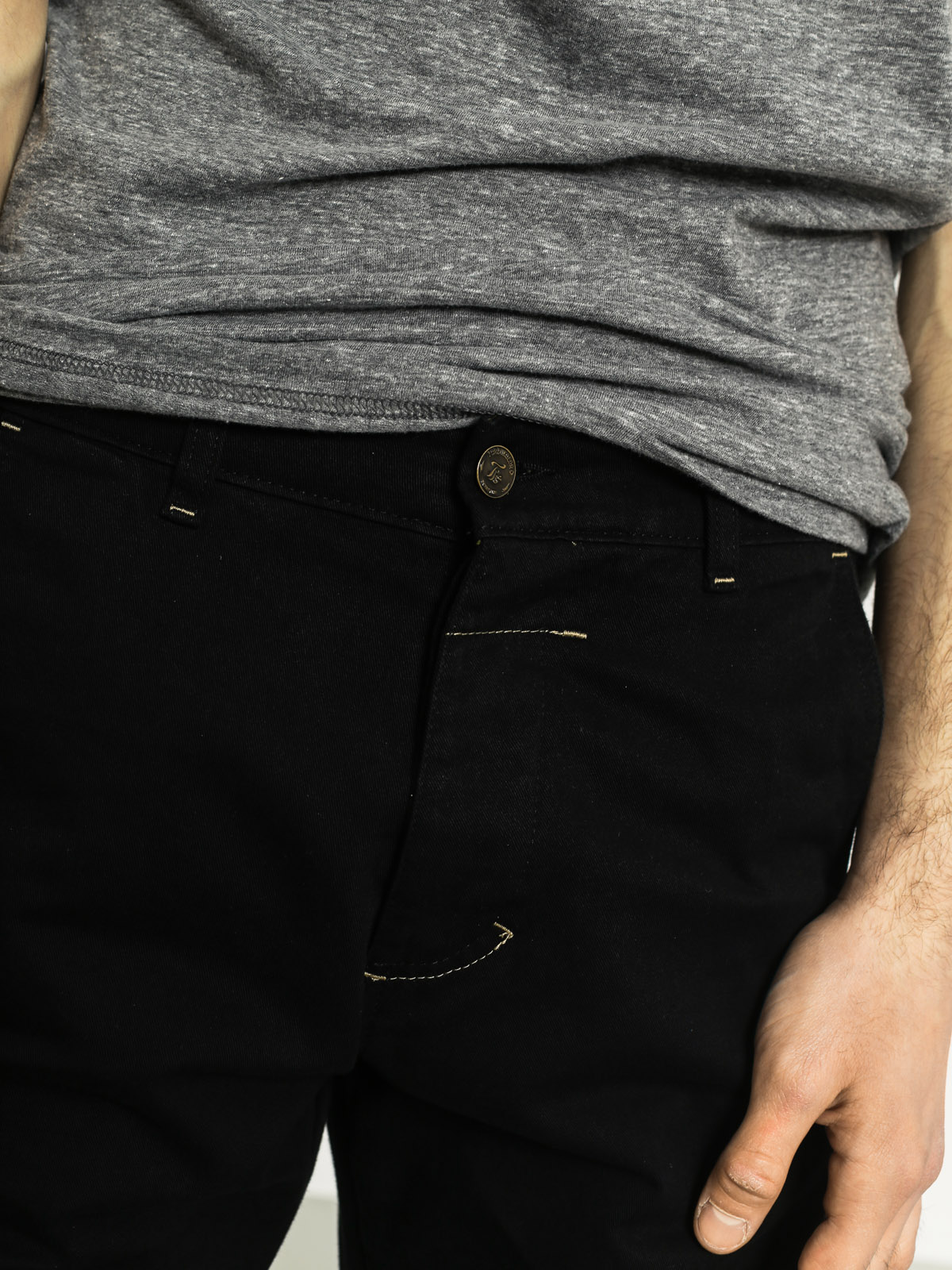 Turbokolor Pants Premium Chinos (black/palm mu)