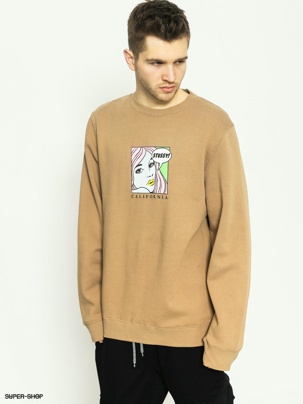 Stussy Sweatshirt Cali Girl (light brown)