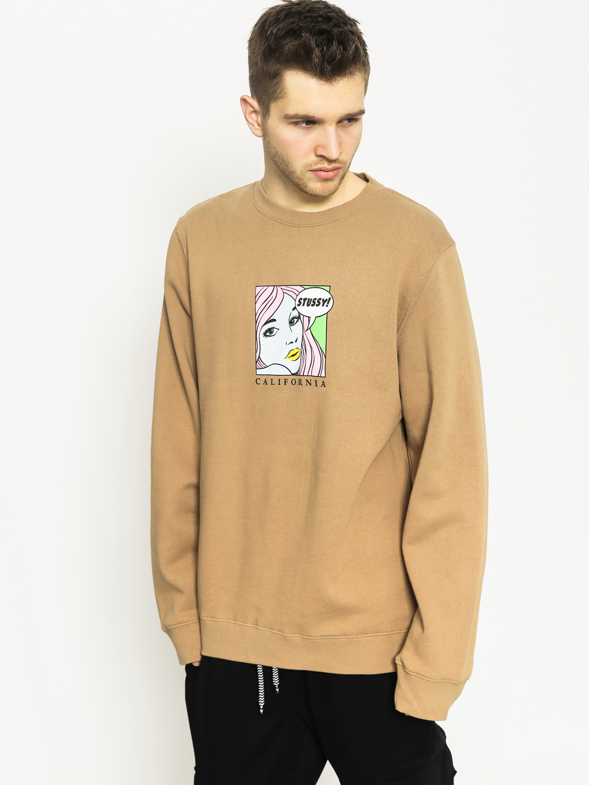 Stussy Sweatshirt Cali Girl (light brown)