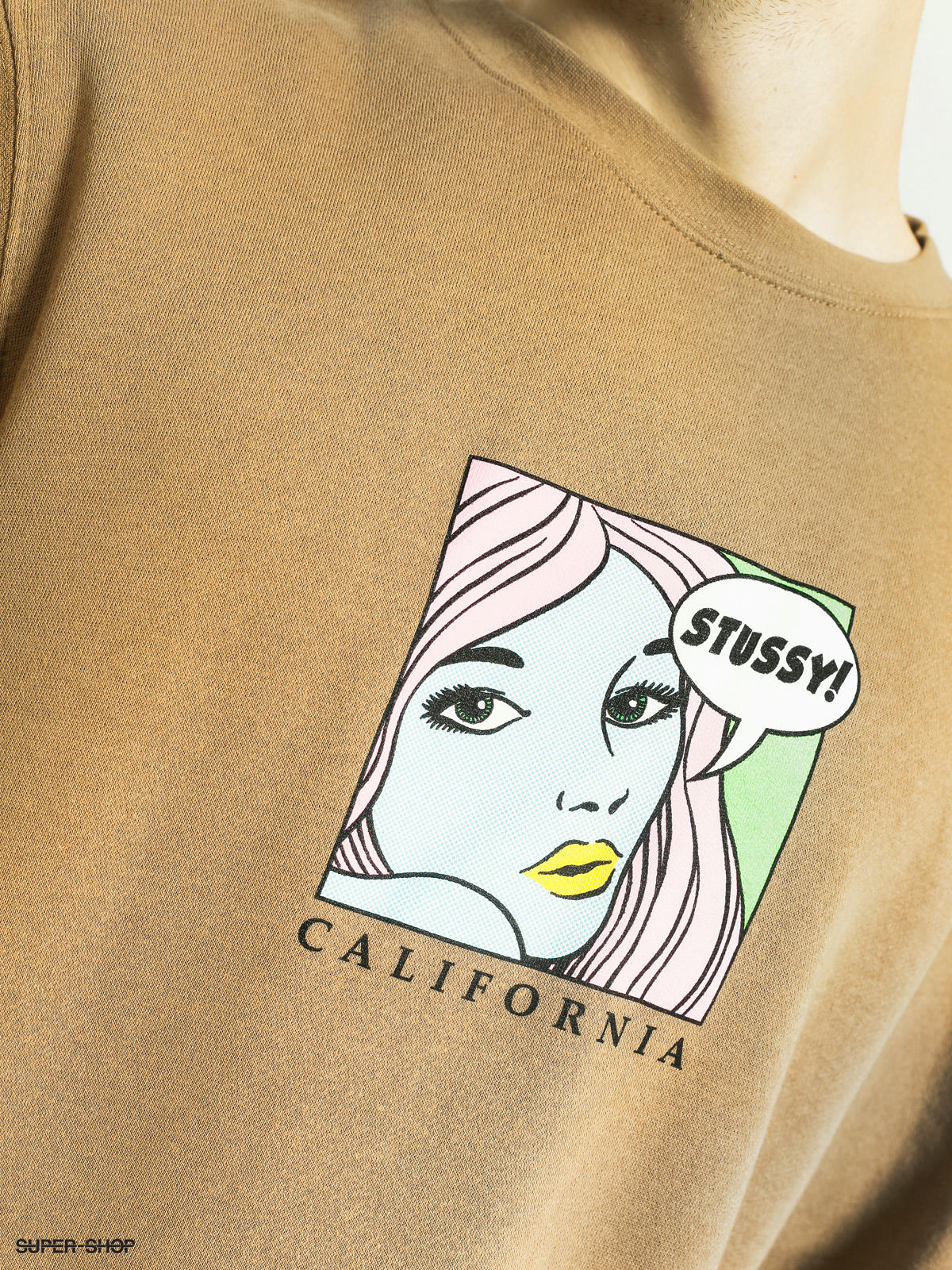 Stussy Sweatshirt Cali Girl (light brown)