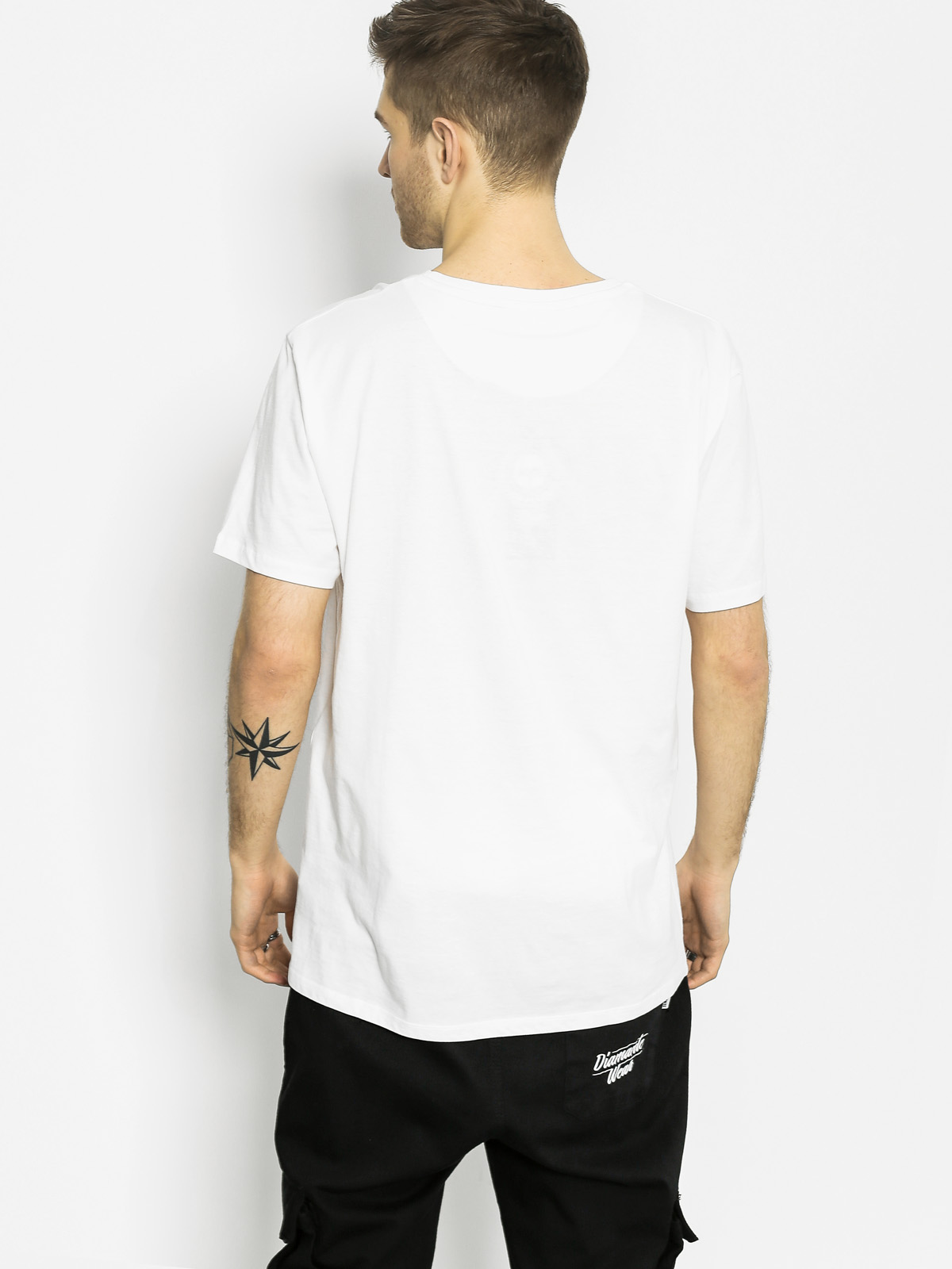 Hype T-shirt Camo Script (white)