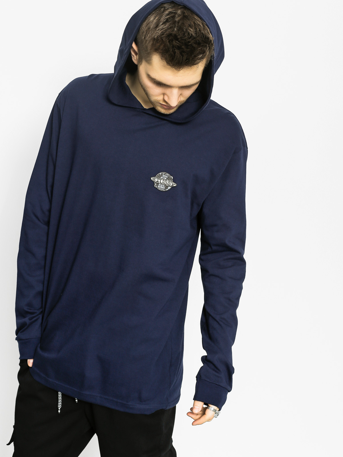 Stussy on sale globe hoodie