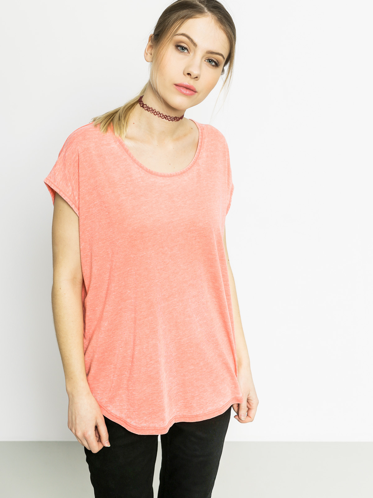 Volcom T-shirt Simply Solid Ct Wmn (psp)