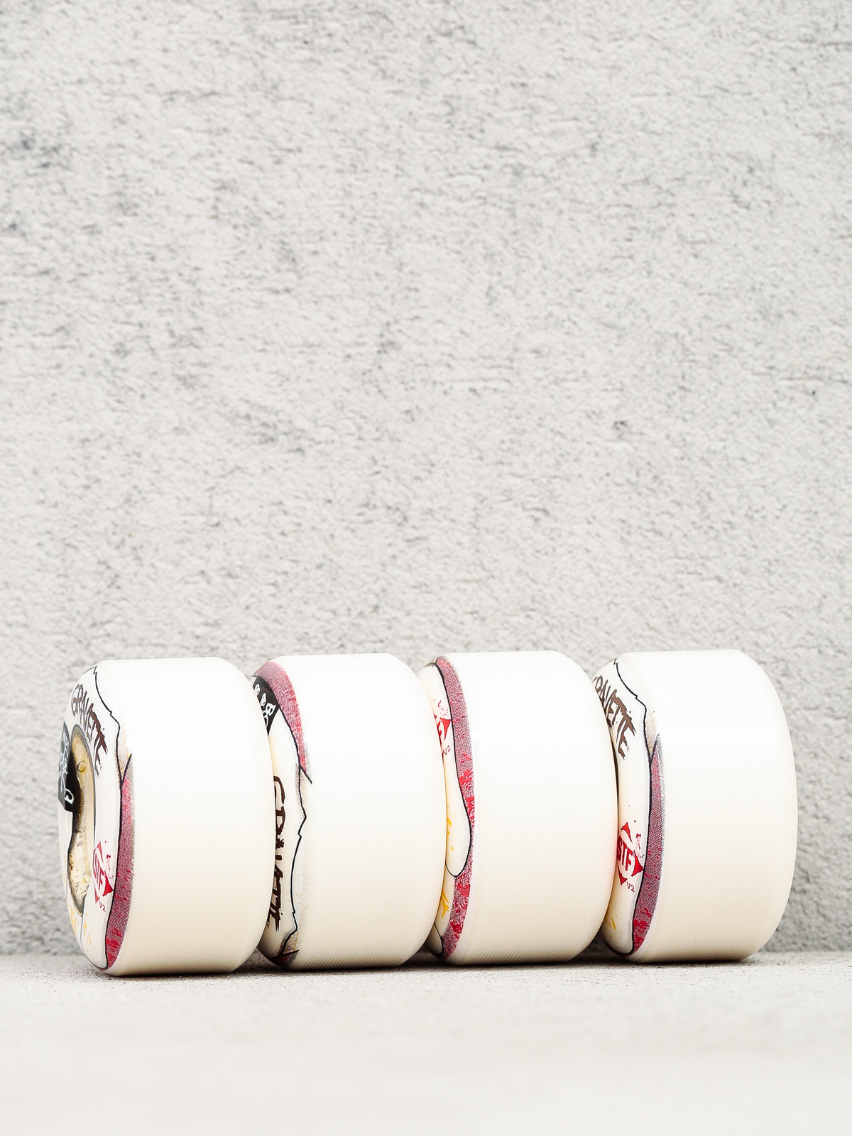 Bones Wheels Gravette Wasted Life Streettech Formula V2 (white/red)