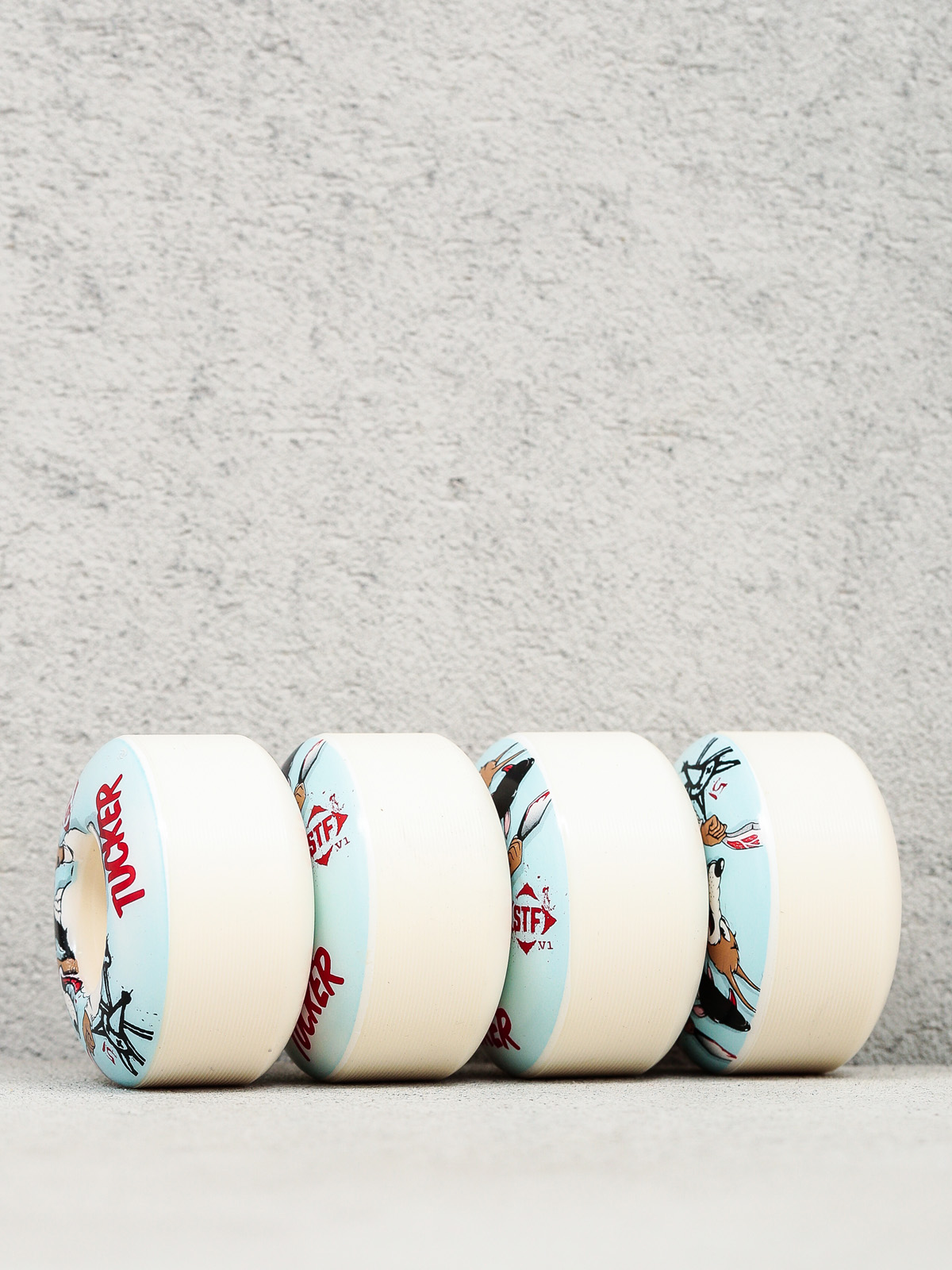 Bones Wheels Trucker Wolfpack Streettech Formula V1 (light blue/red)