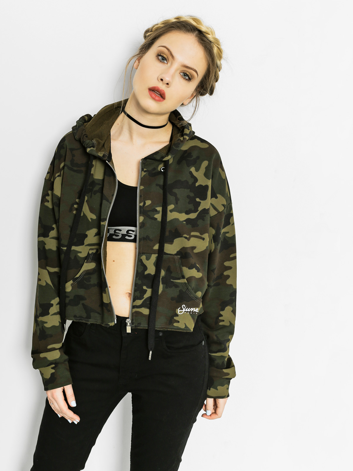 Sixth june hot sale parka camouflage