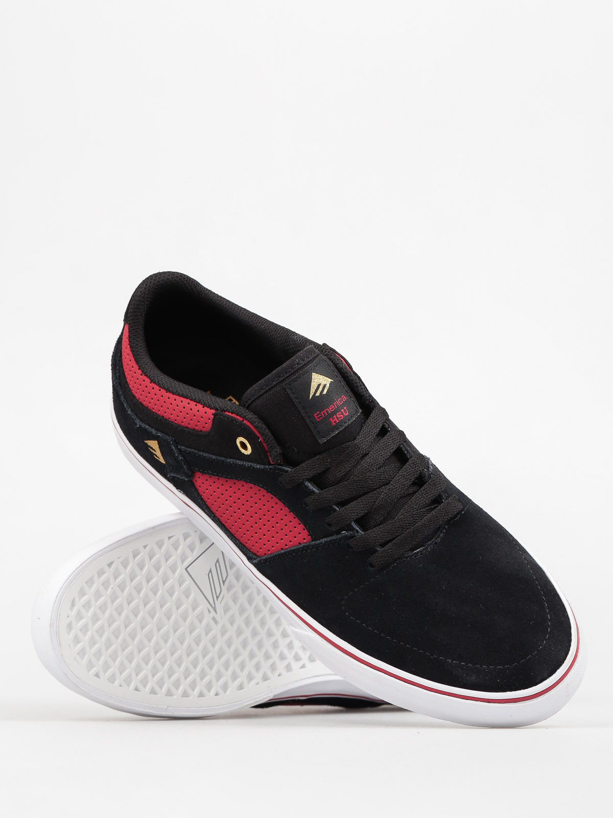 Emerica Schuhe The Hsu Low Vulc (black/red)