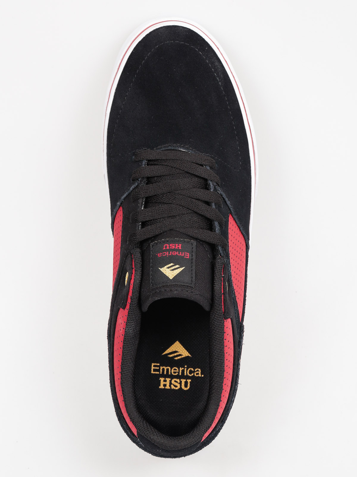 Emerica Schuhe The Hsu Low Vulc (black/red)