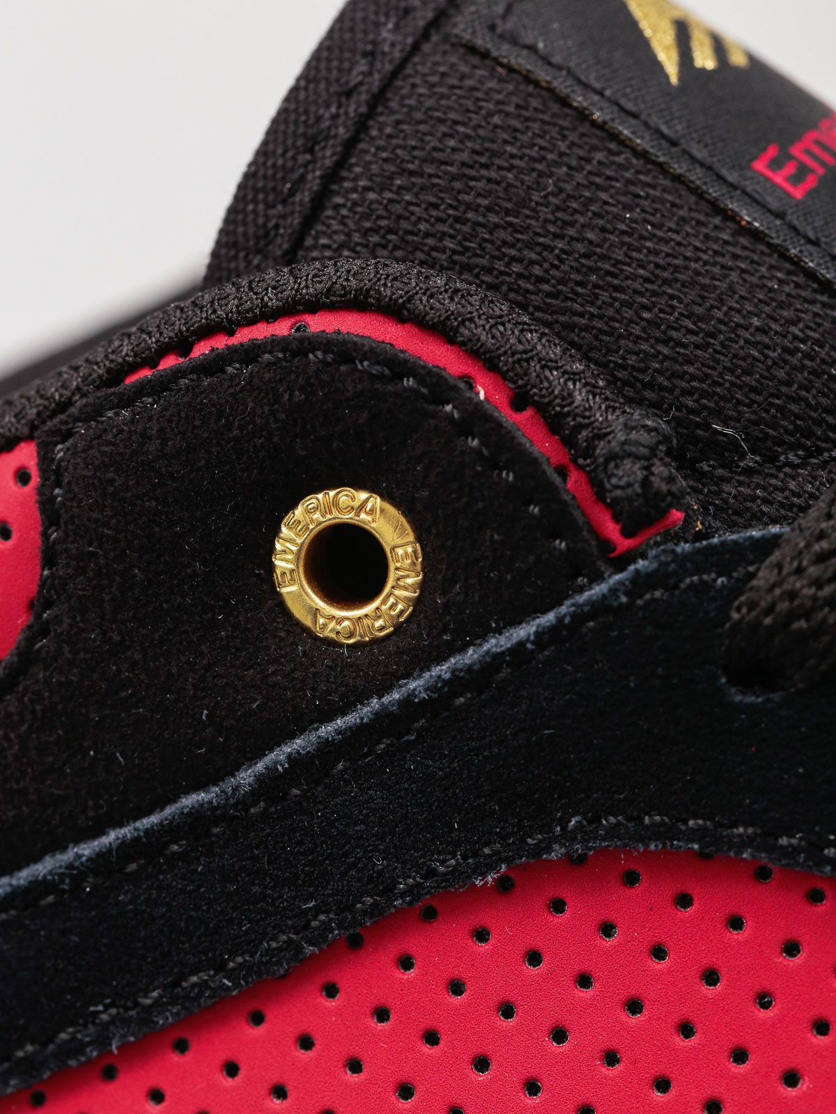 Emerica Shoes The Hsu Low Vulc (black/red)