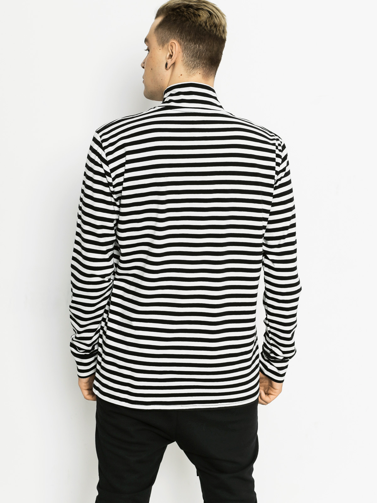 The Hive Longsleeve Stripes Turtleneck (black/white)