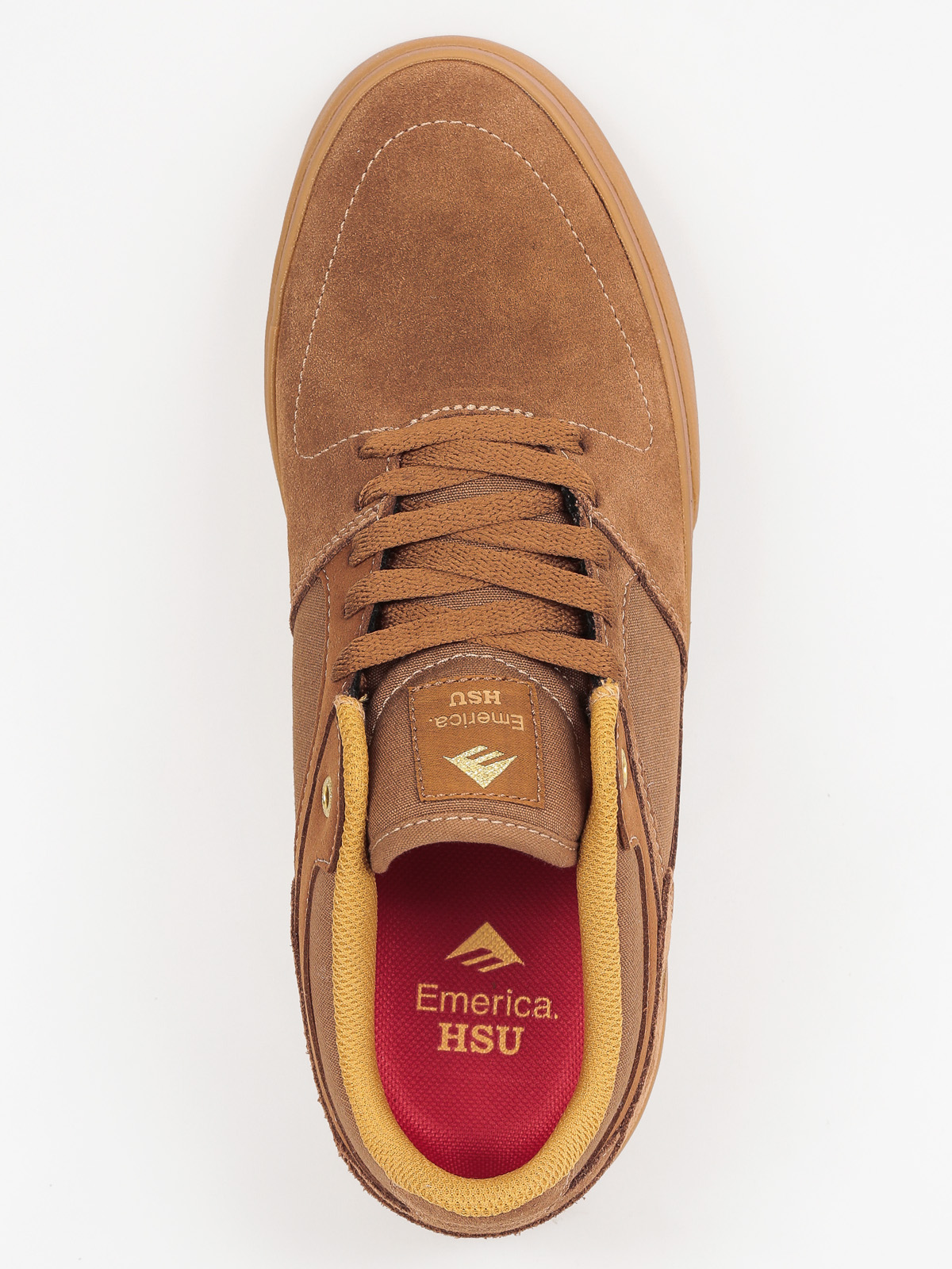Emerica Shoes The Hsu Low Vulc (brown/gum)