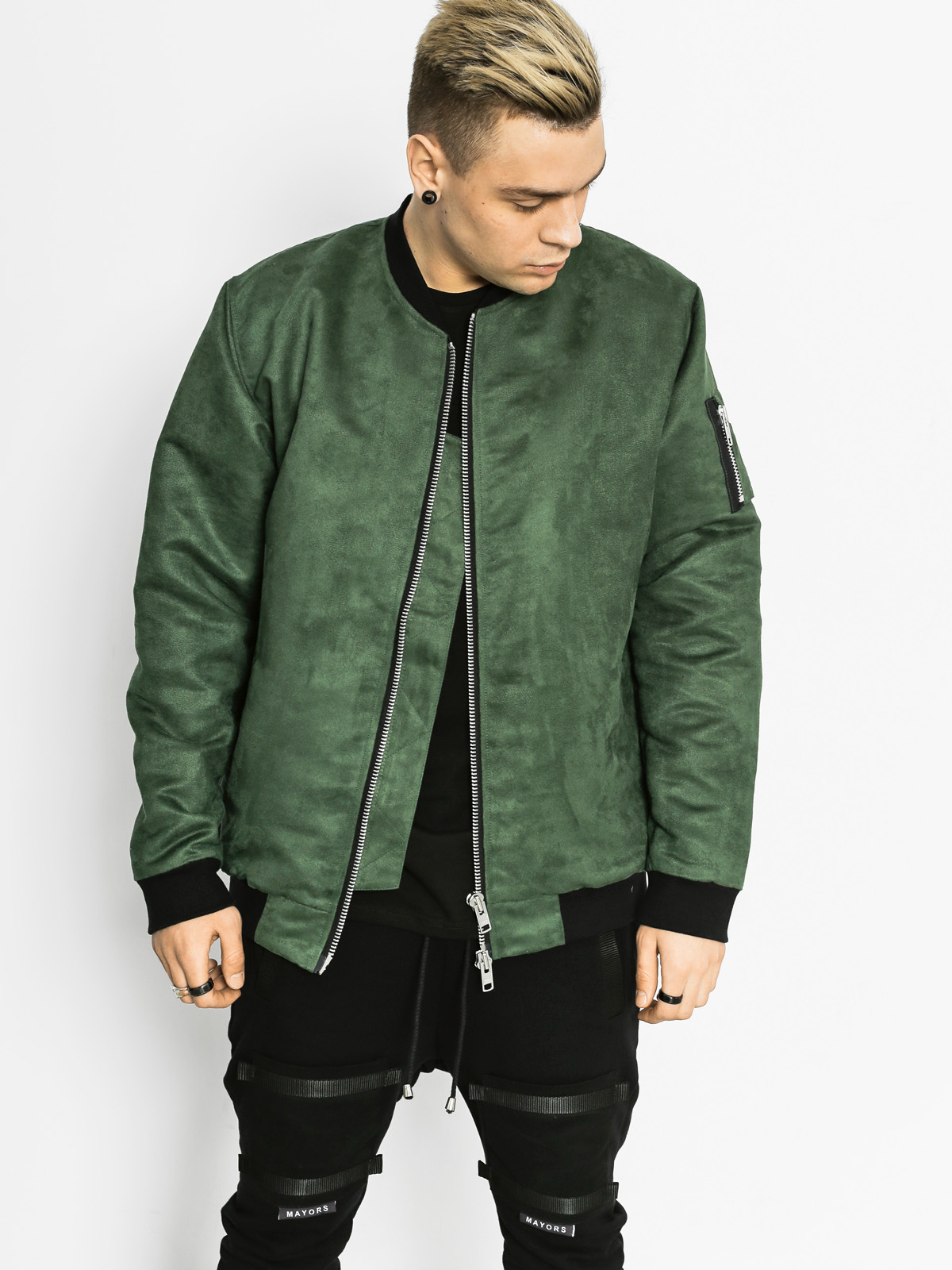 The Hive Jacket Bomber (bottle green)