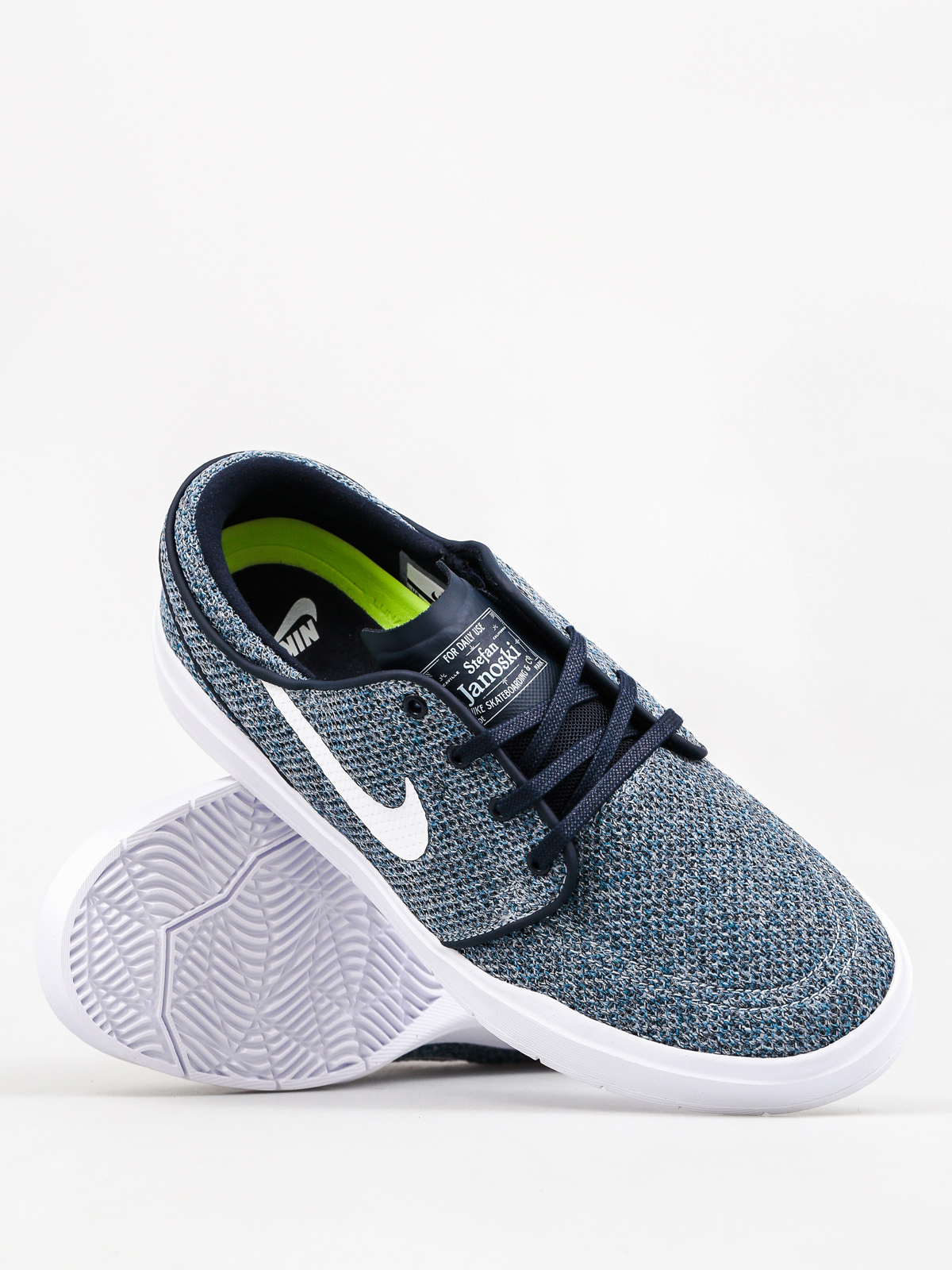 Nike SB Schuhe Janoski Hyperfeel Mesh (obsidian/white industrial blue)