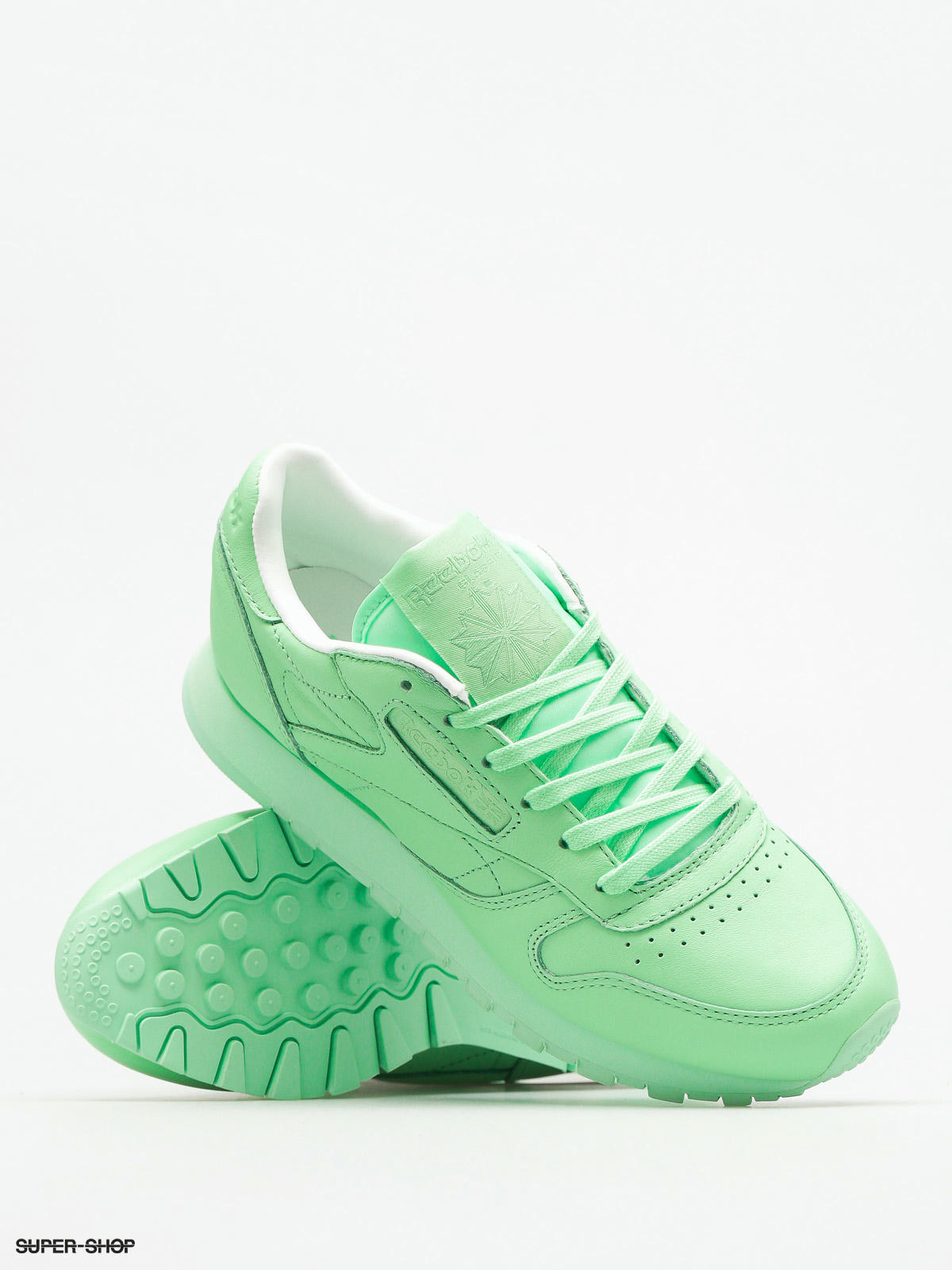Shoes Cl Lthr Pastels (mint green/white)