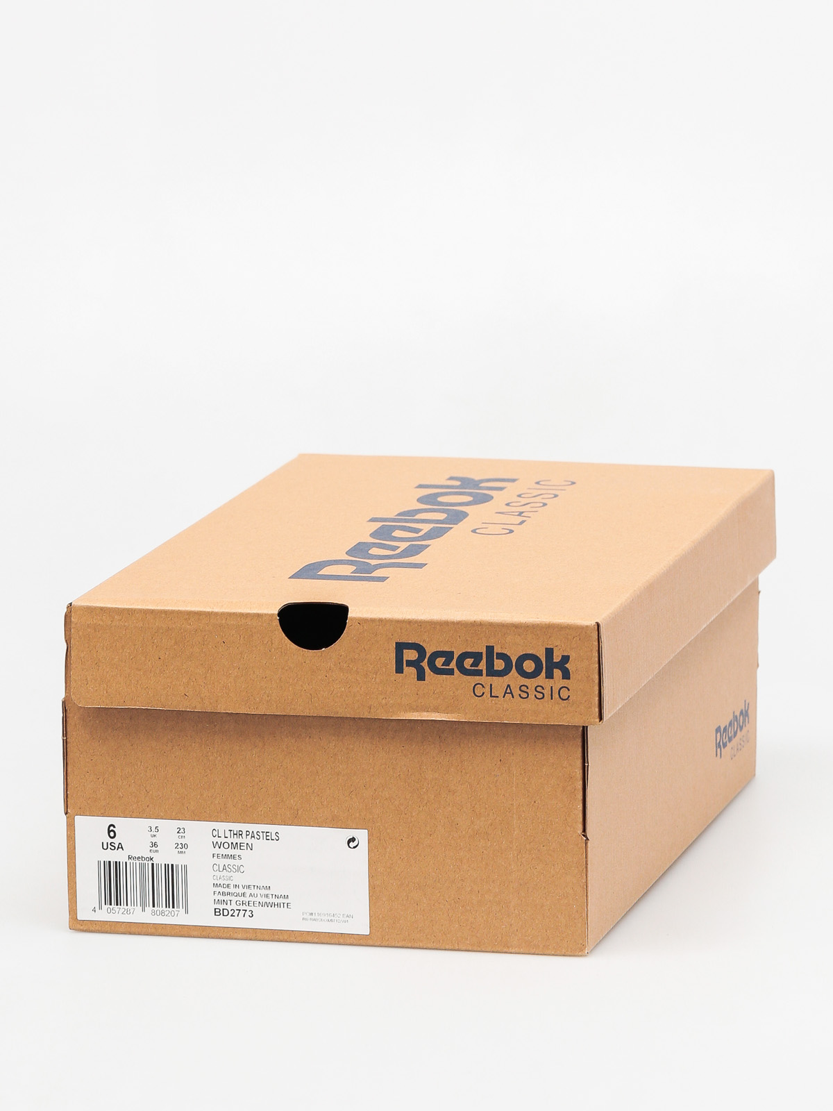 Reebok Shoes Cl Lthr Pastels Wmn (mint green/white)